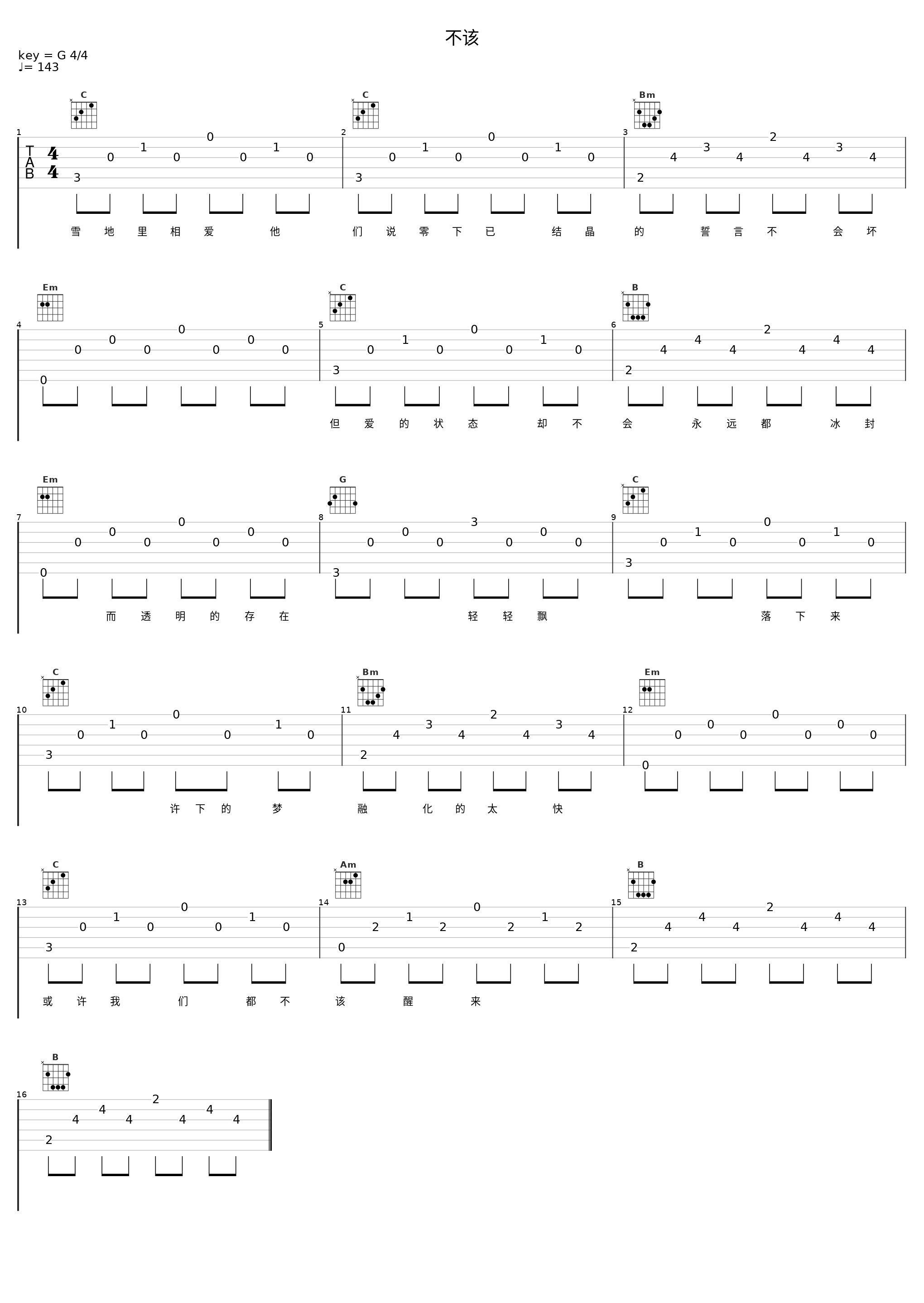 不该_糯米Nomi_1