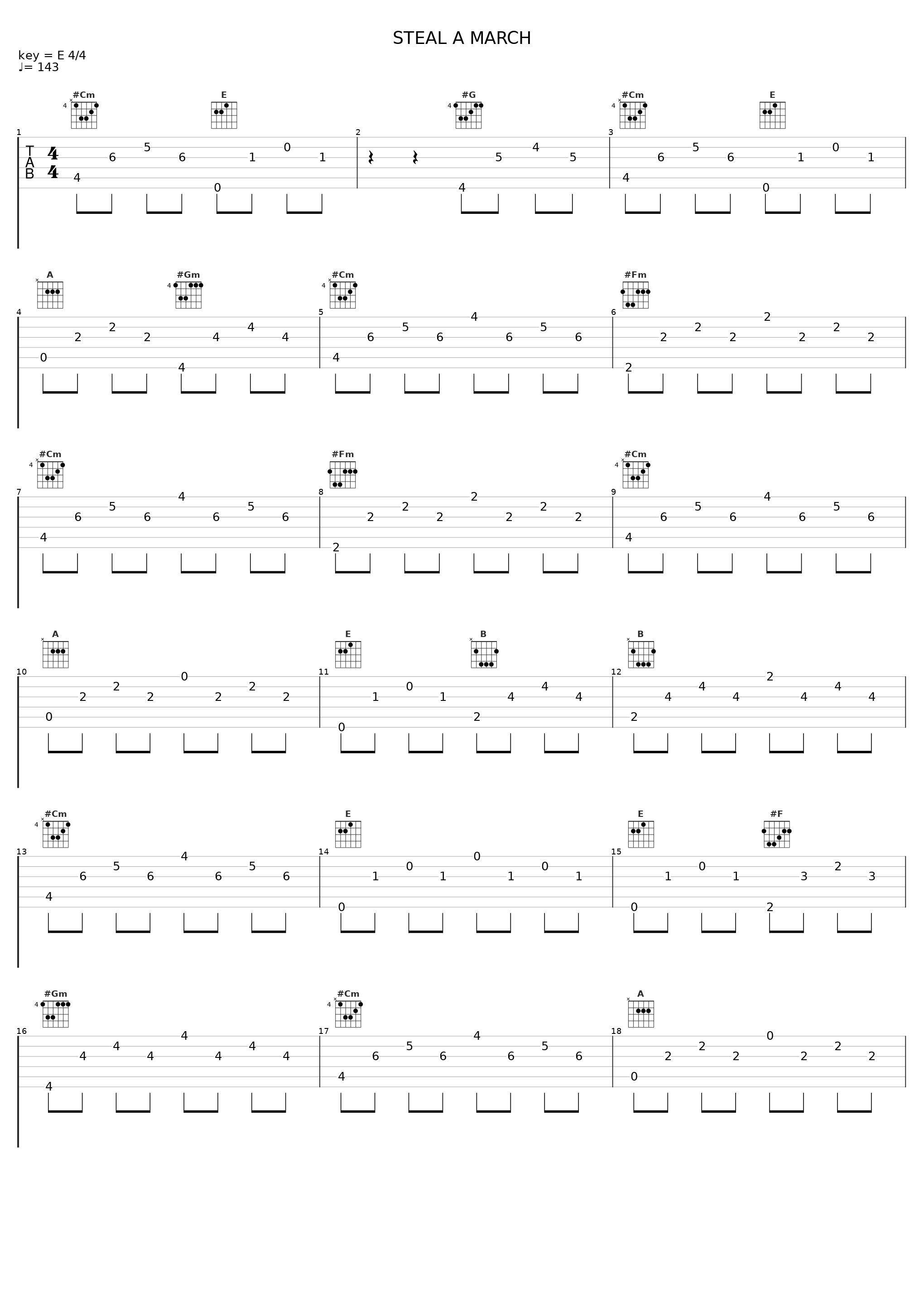 STEAL A MARCH_光栄BGM部_1