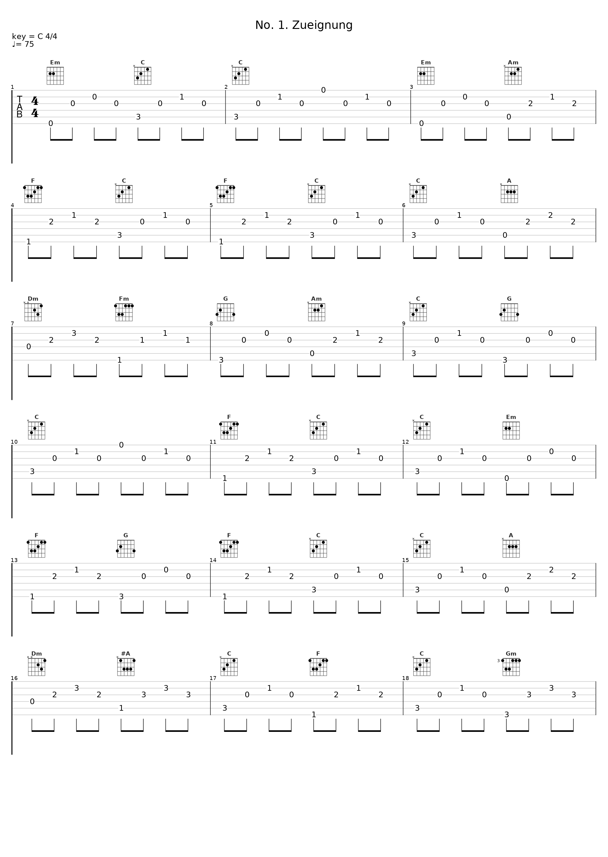 No. 1. Zueignung_Fritz Wunderlich,Rolf Reinhardt_1