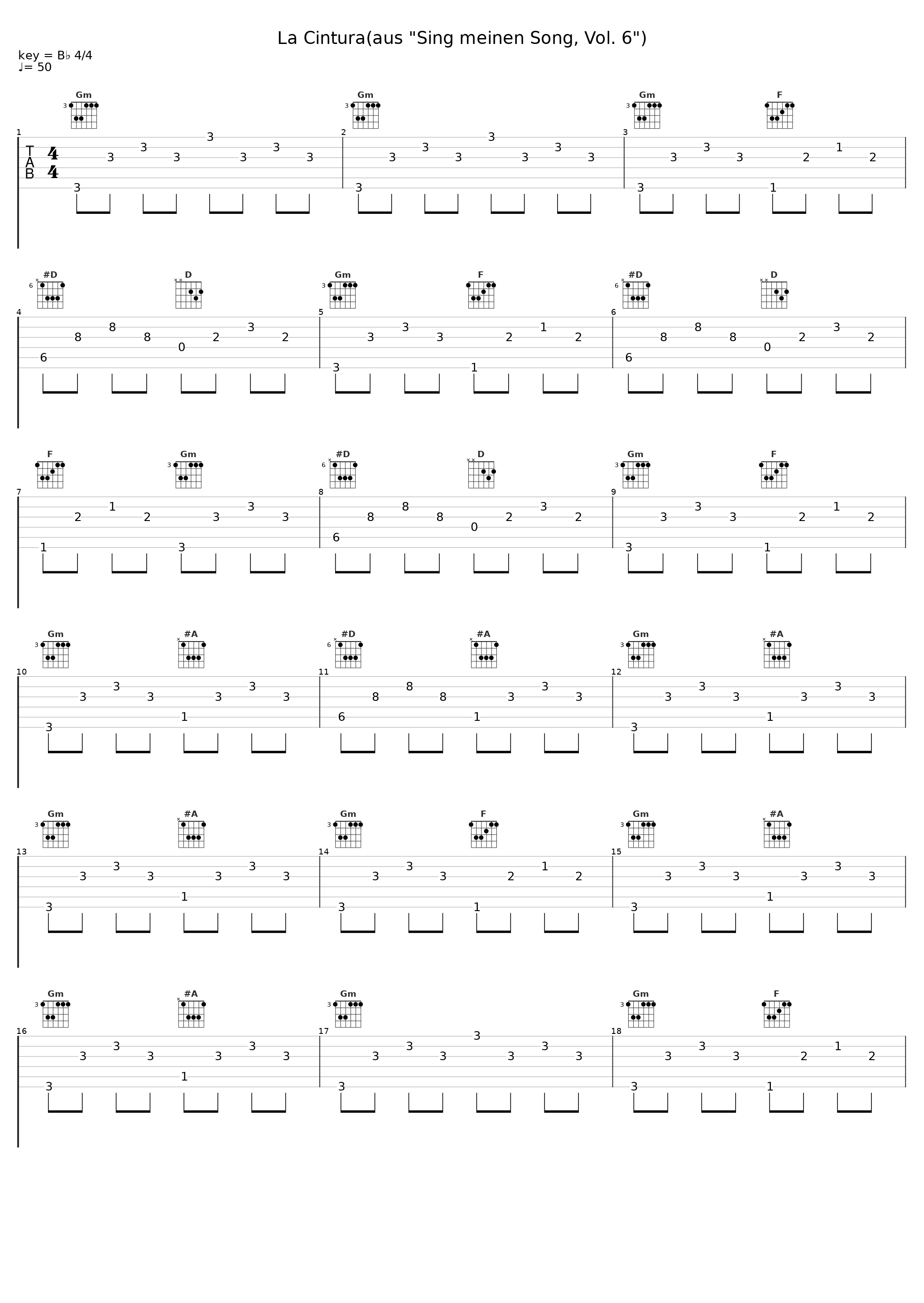 La Cintura(aus "Sing meinen Song, Vol. 6")_Michael Patrick Kelly_1