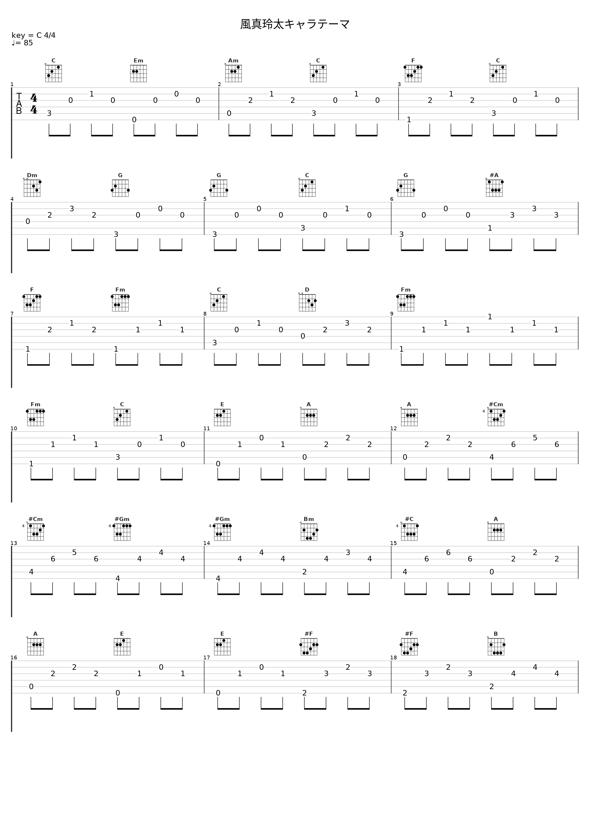 風真玲太キャラテーマ_日本ACG_1