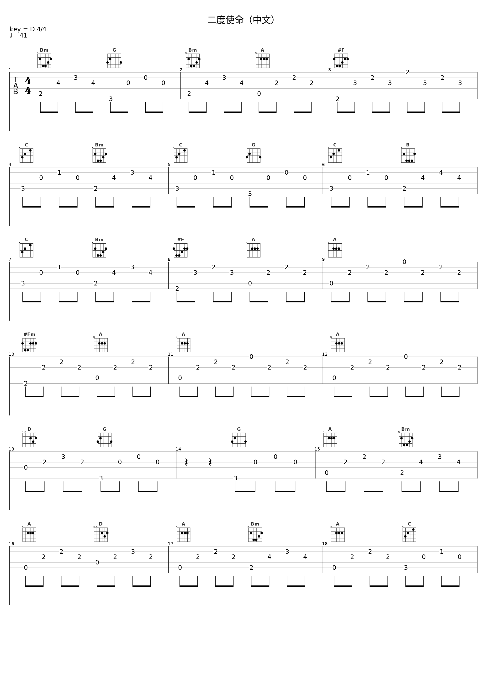 二度使命(中文)_著小生zoki,鏡音リン,镜音连_1