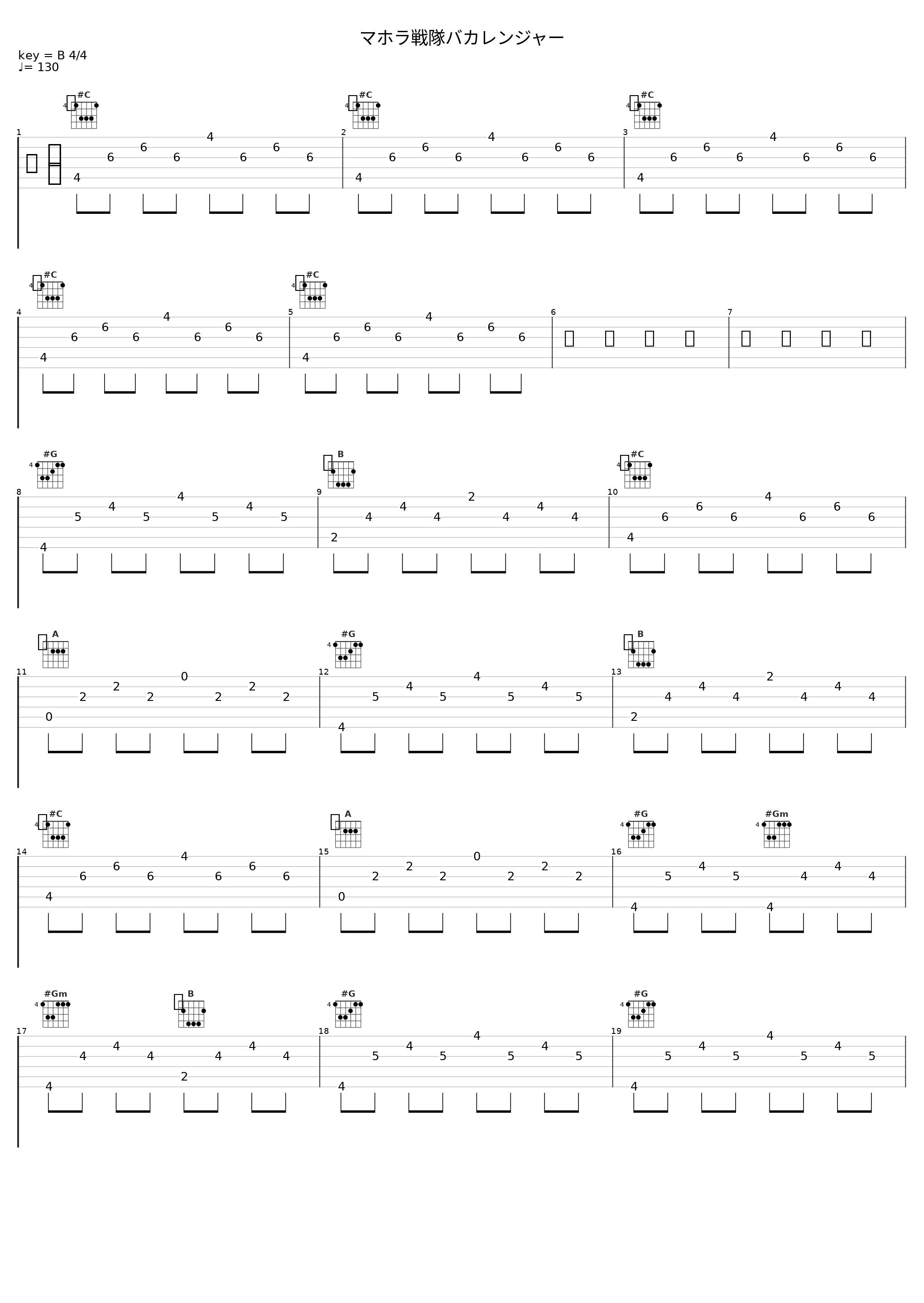 マホラ戦隊バカレンジャー_日本ACG_1