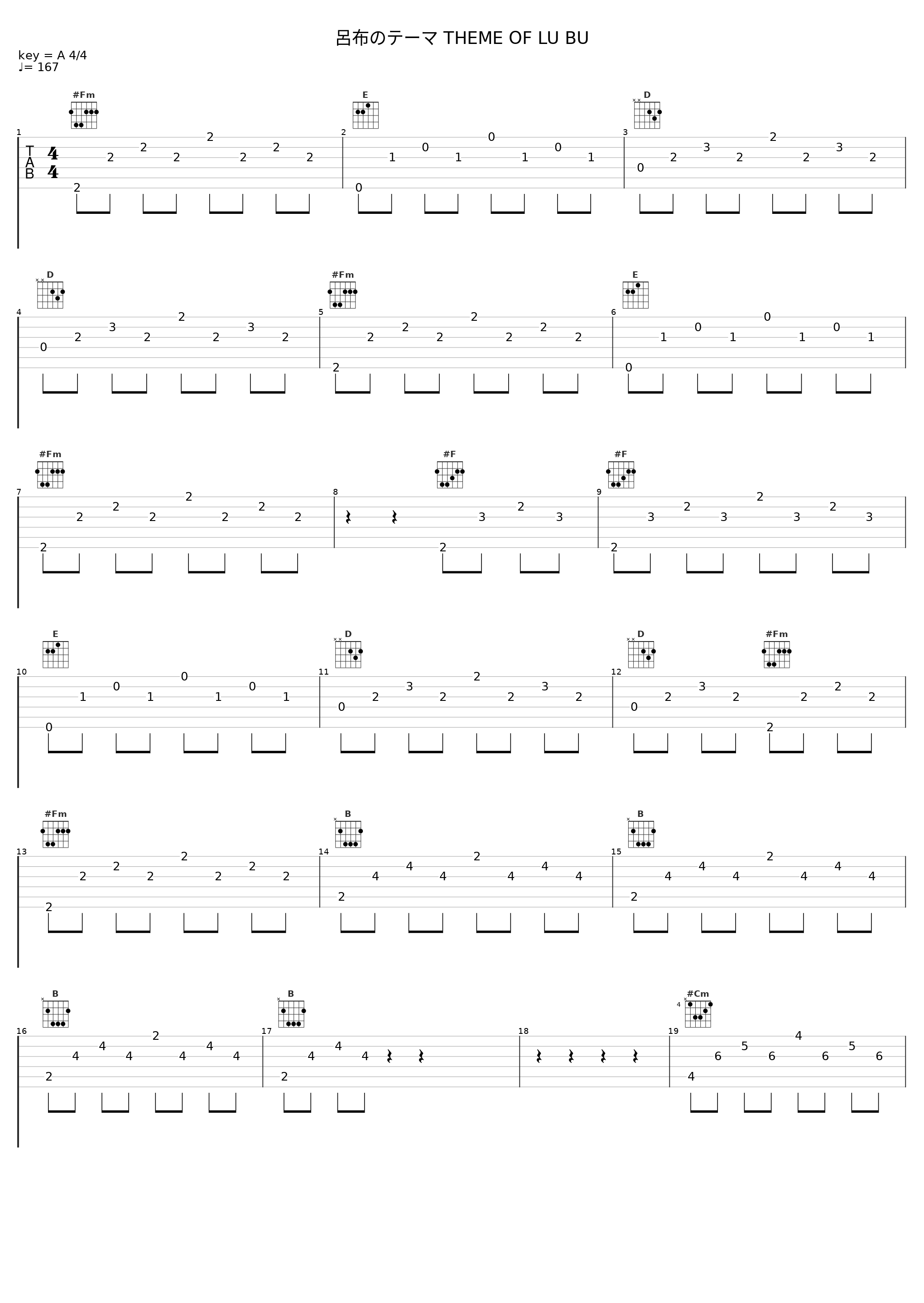呂布のテーマ THEME OF LU BU_光栄BGM部_1
