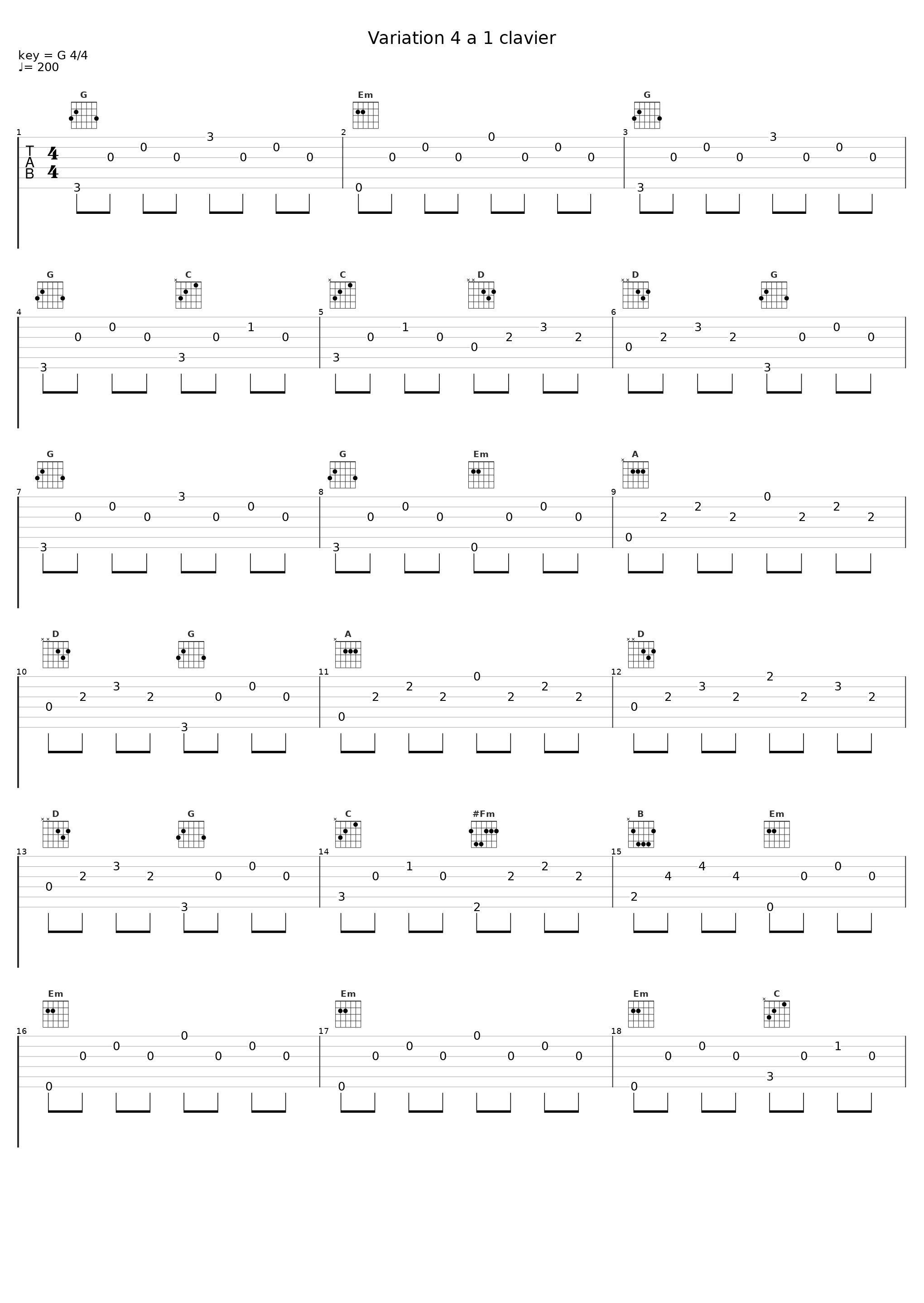 Variation 4 a 1 clavier_Glenn Gould_1