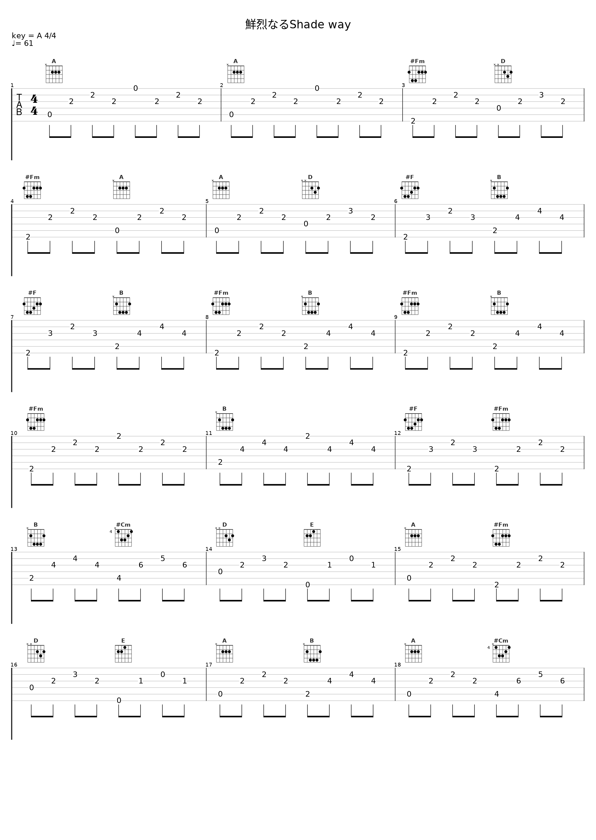 鮮烈なるShade way_日本ACG_1