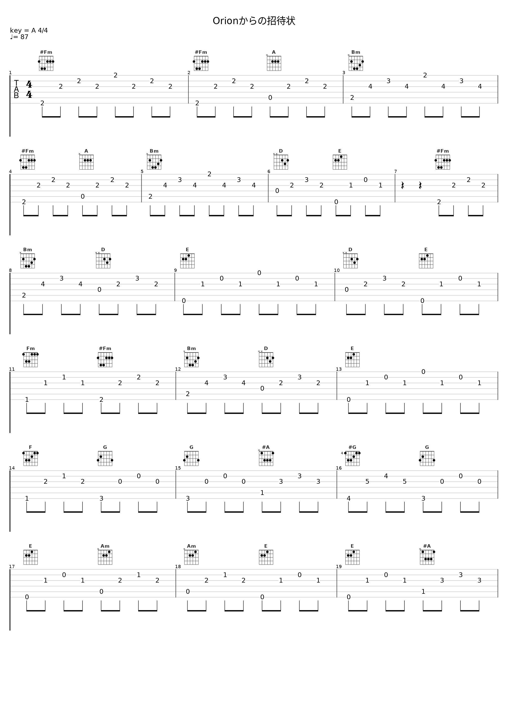 Orionからの招待状_THE ALFEE_1