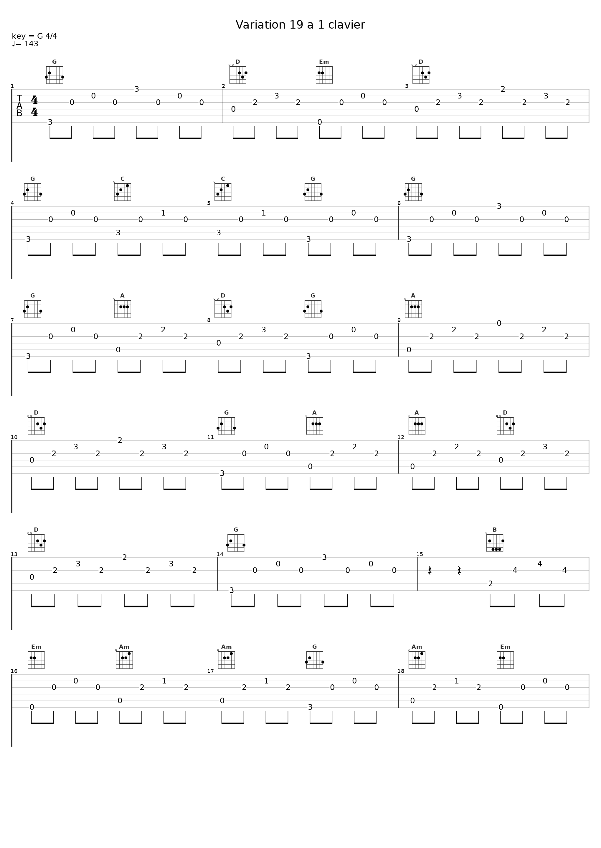 Variation 19 a 1 clavier_Glenn Gould_1