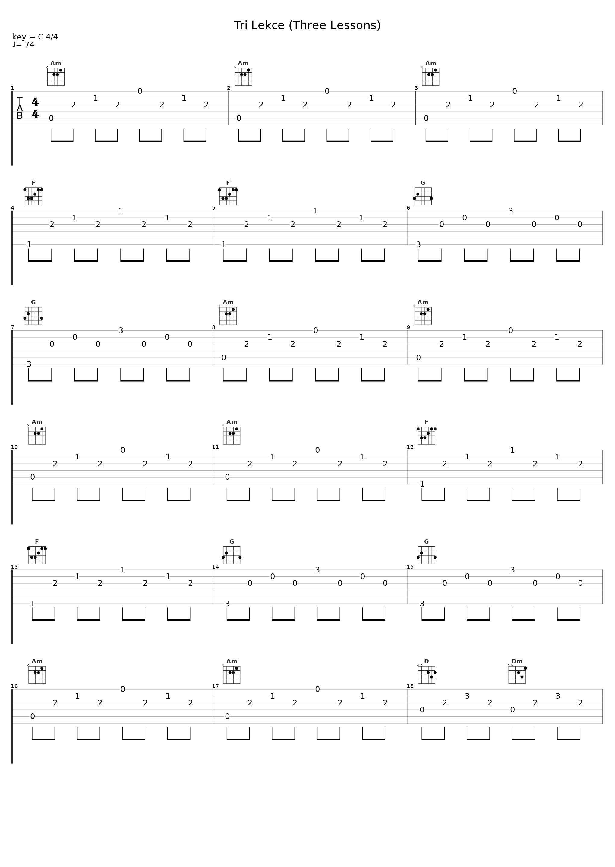 Tri Lekce (Three Lessons)_Bára Basiková_1