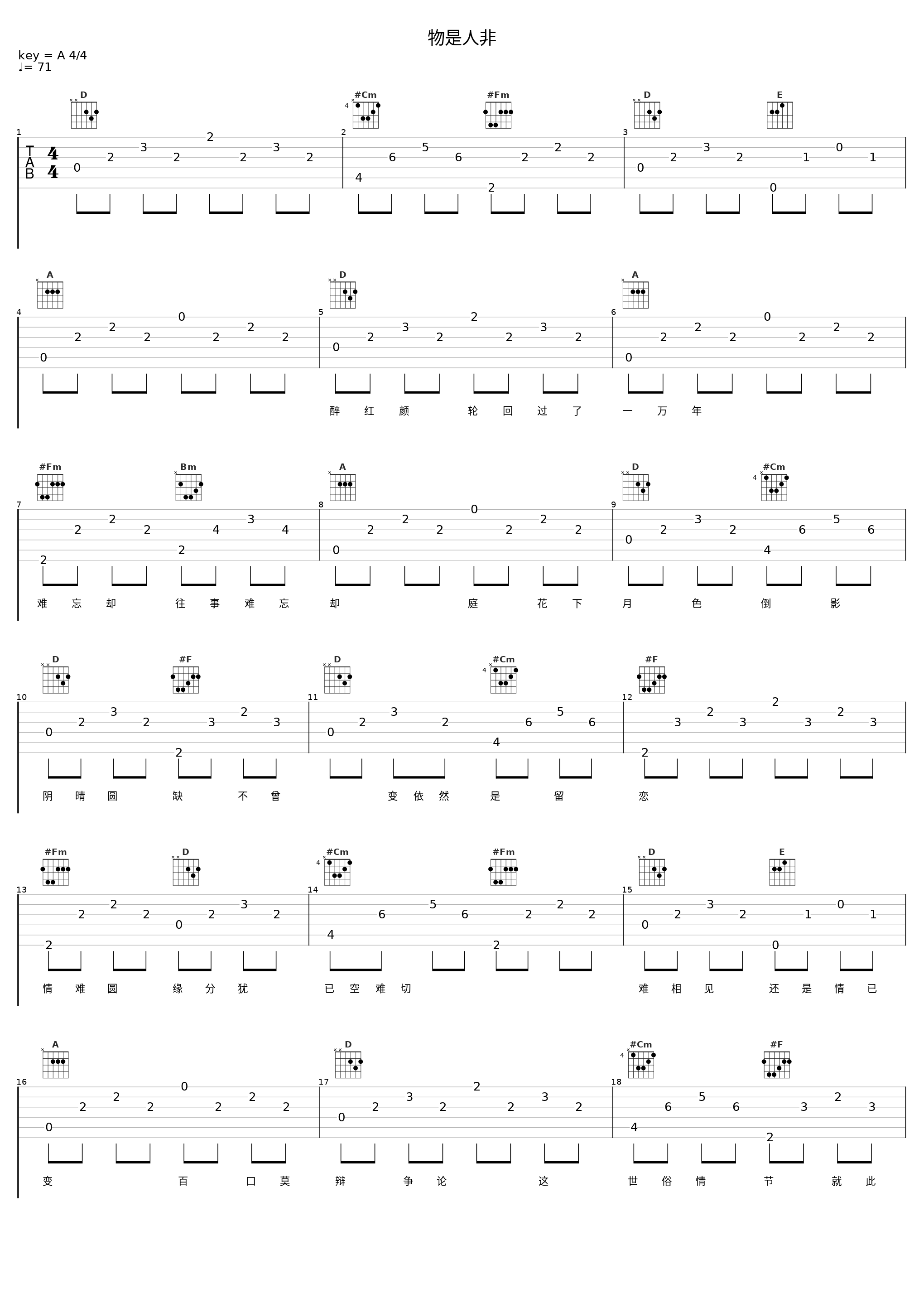物是人非_洛天依_1