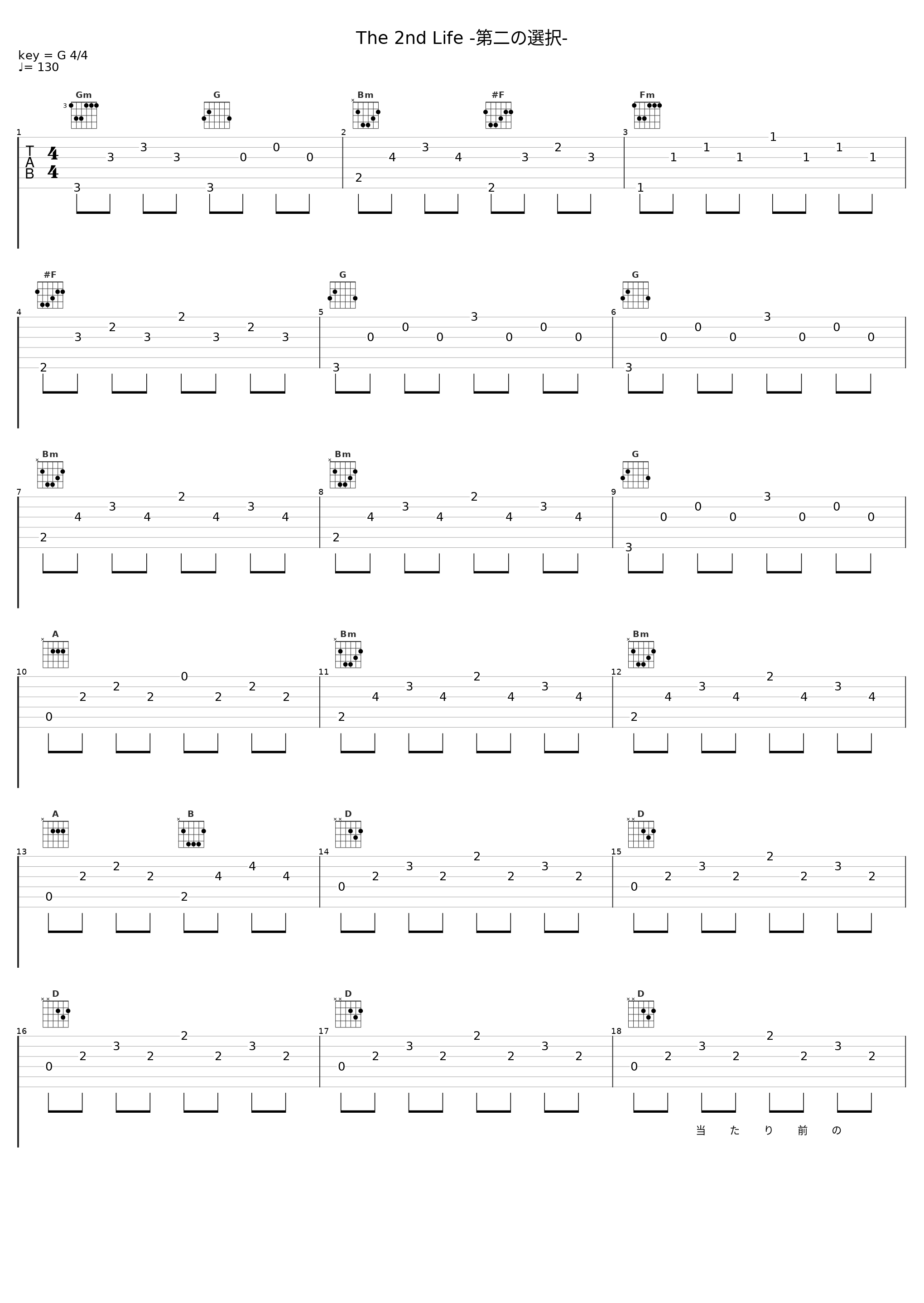 The 2nd Life -第二の選択-_THE ALFEE_1
