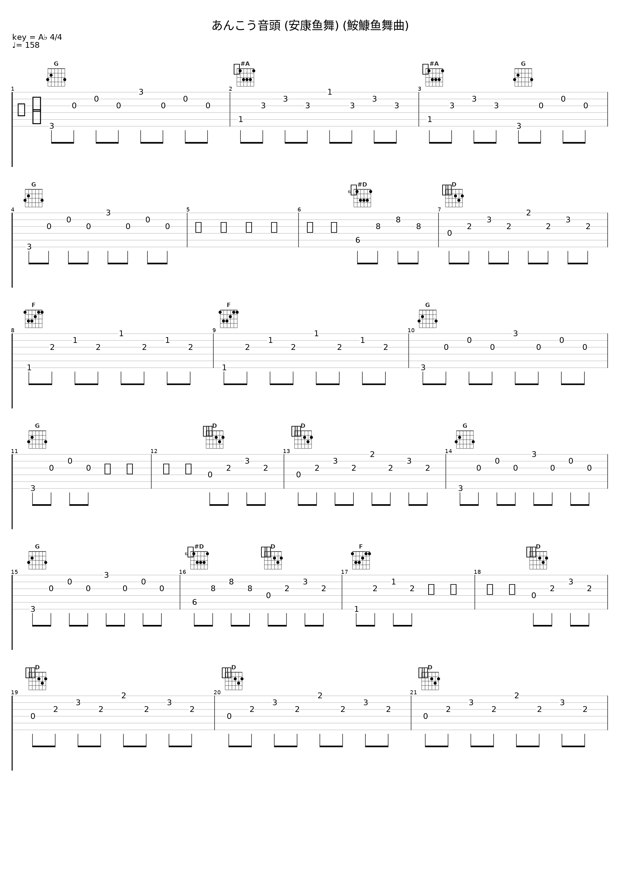 あんこう音頭 (安康鱼舞) (鮟鱇鱼舞曲)_佐咲纱花_1