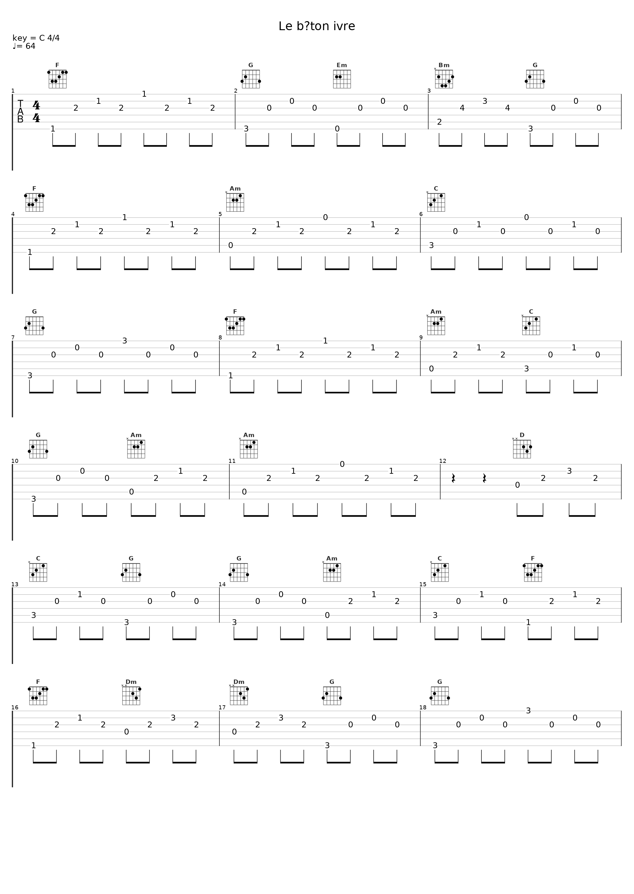 Le bâton ivre_Thousand_1