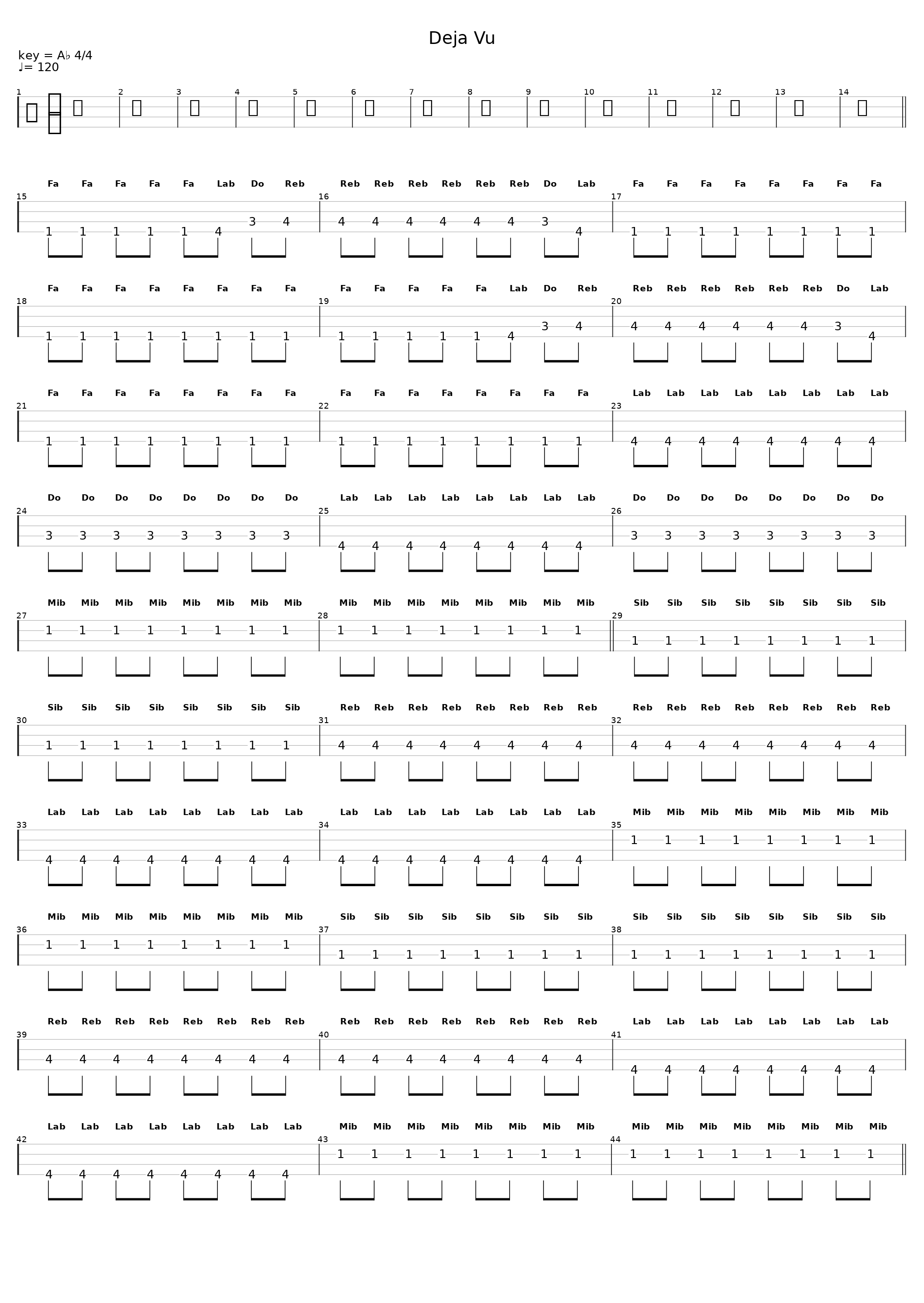 Deja Vu (Bass Solfege)_Gustavo Cerati_1