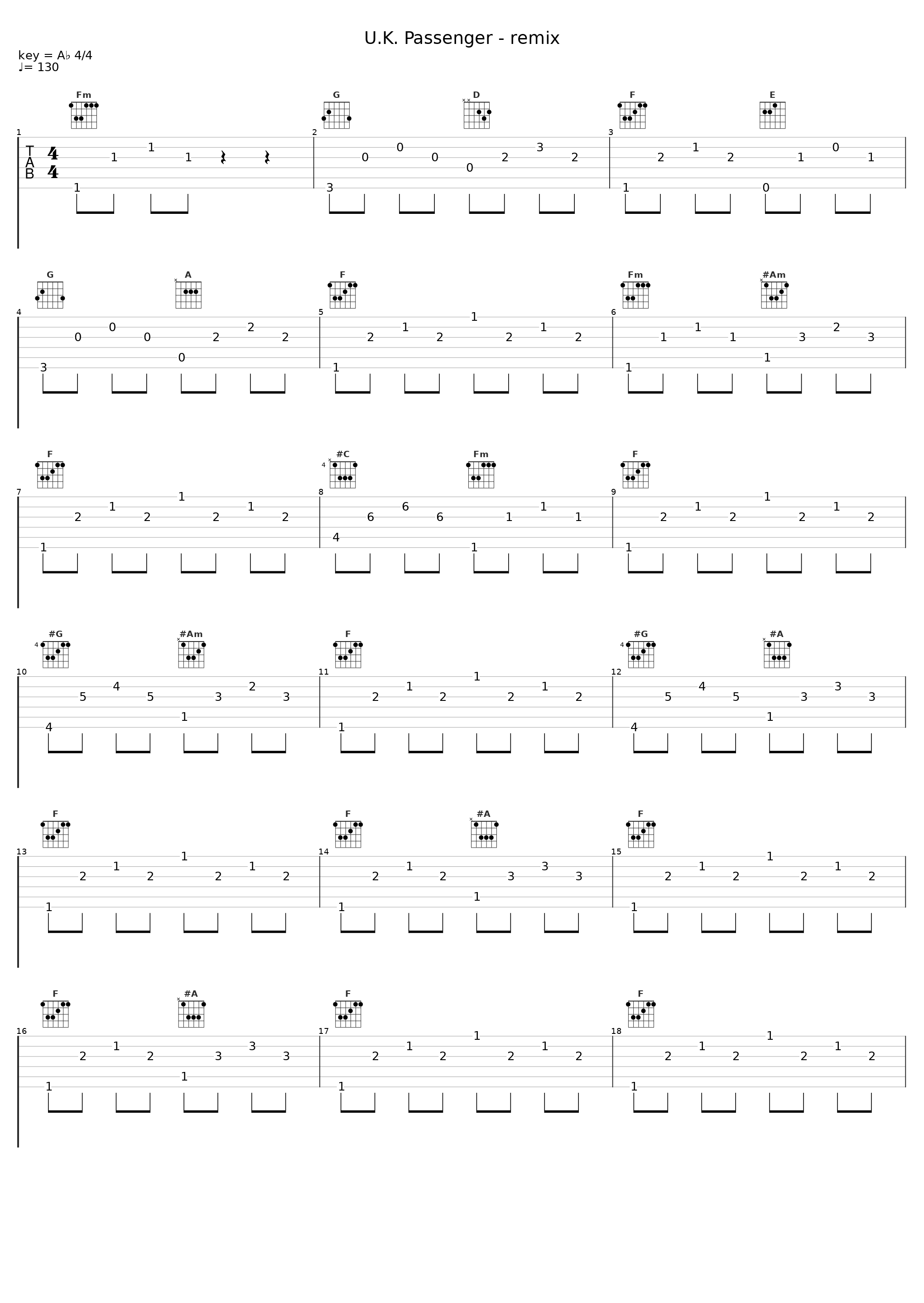 U.K. Passenger - remix_TM NETWORK_1