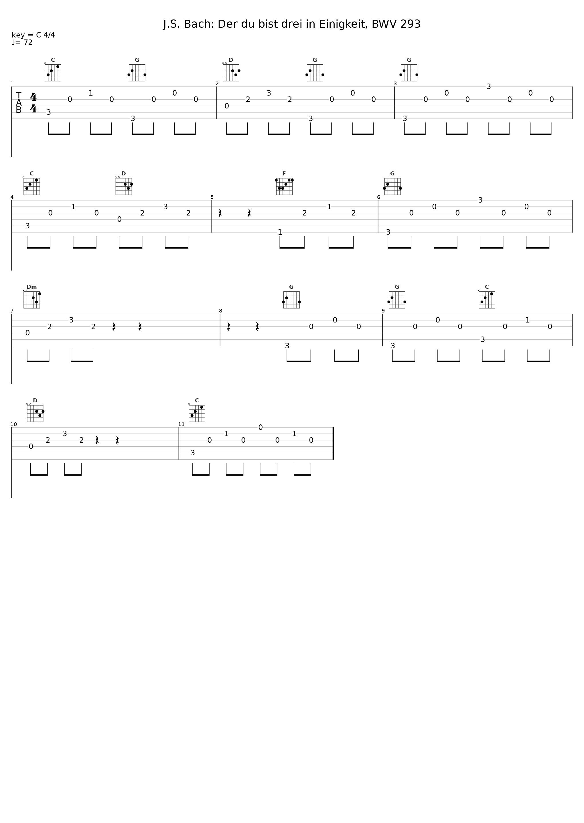 J.S. Bach: Der du bist drei in Einigkeit, BWV 293_Augsburger Domsingknaben,Reinhard Kammler_1