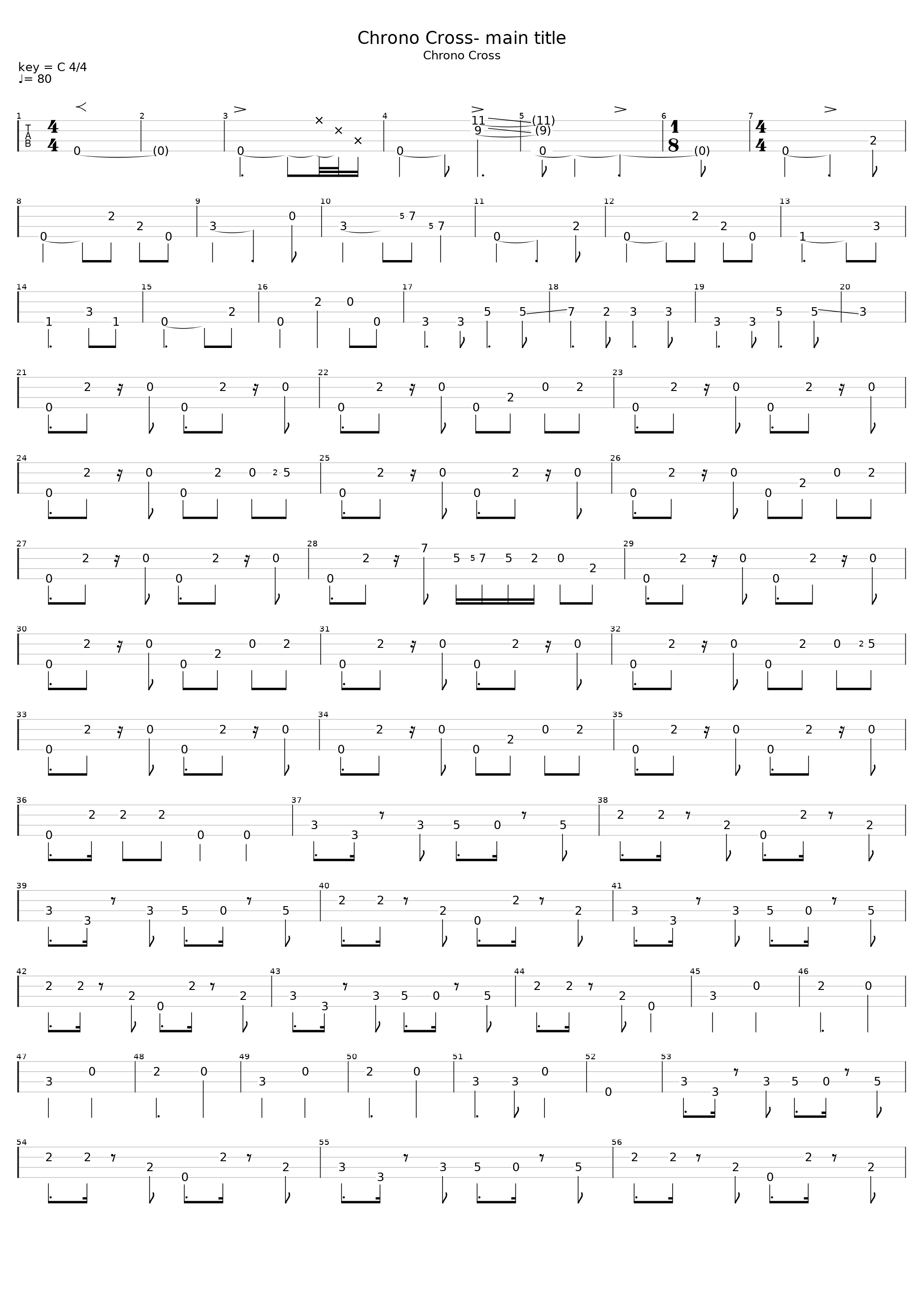 Main Title_Chrono Cross_1