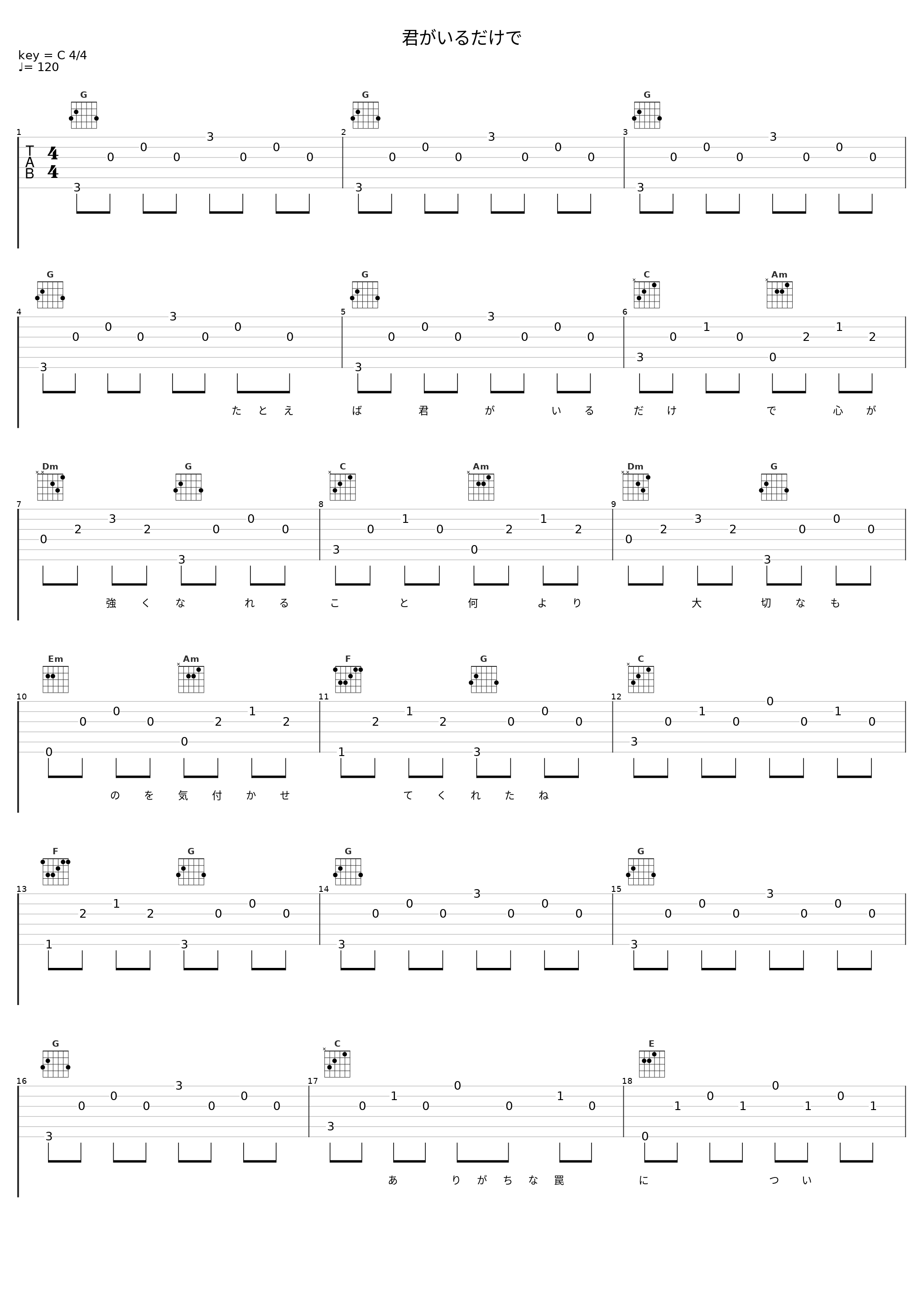 君がいるだけで_福山潤_1