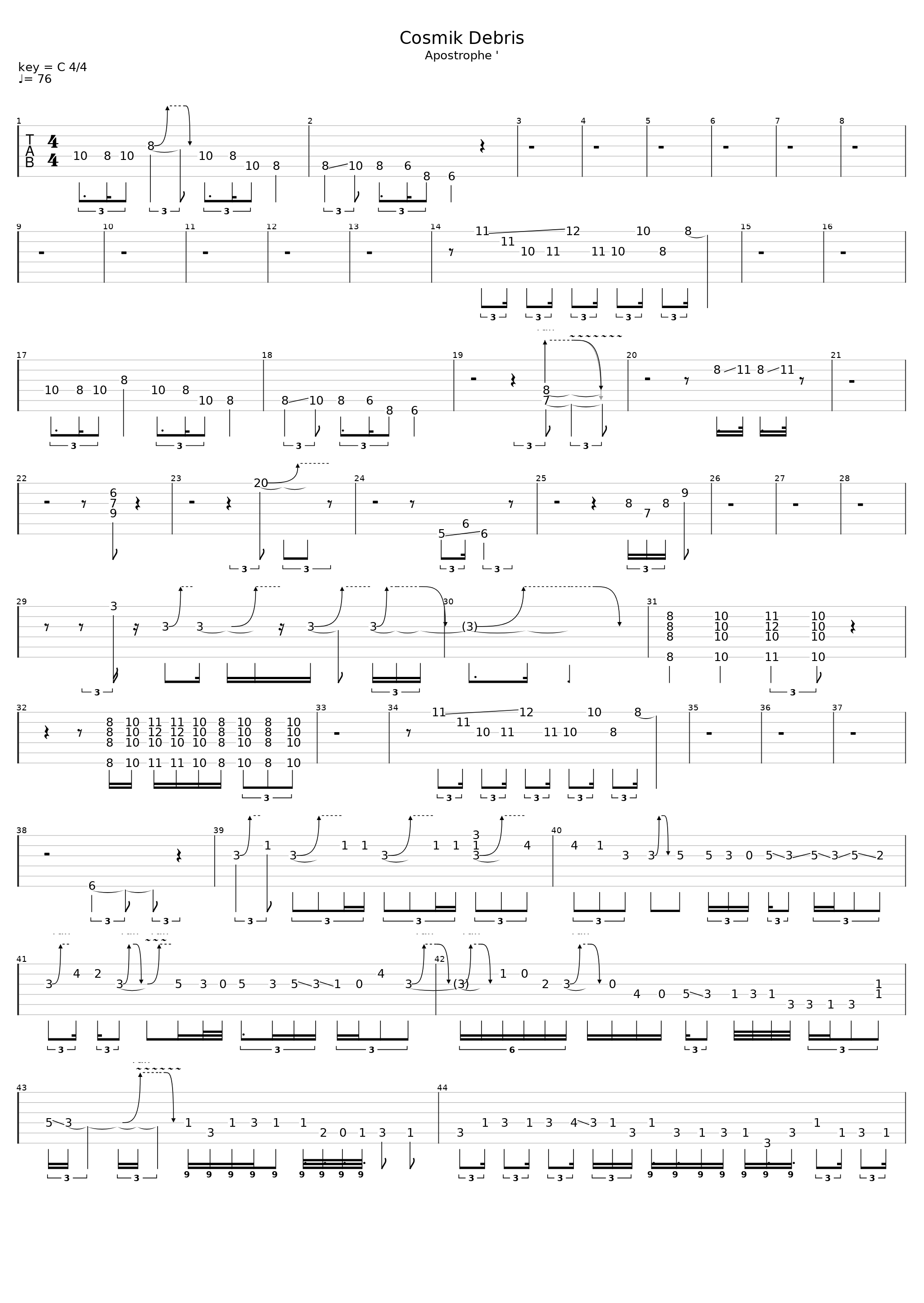 Cosmik Debris_Frank Zappa_1