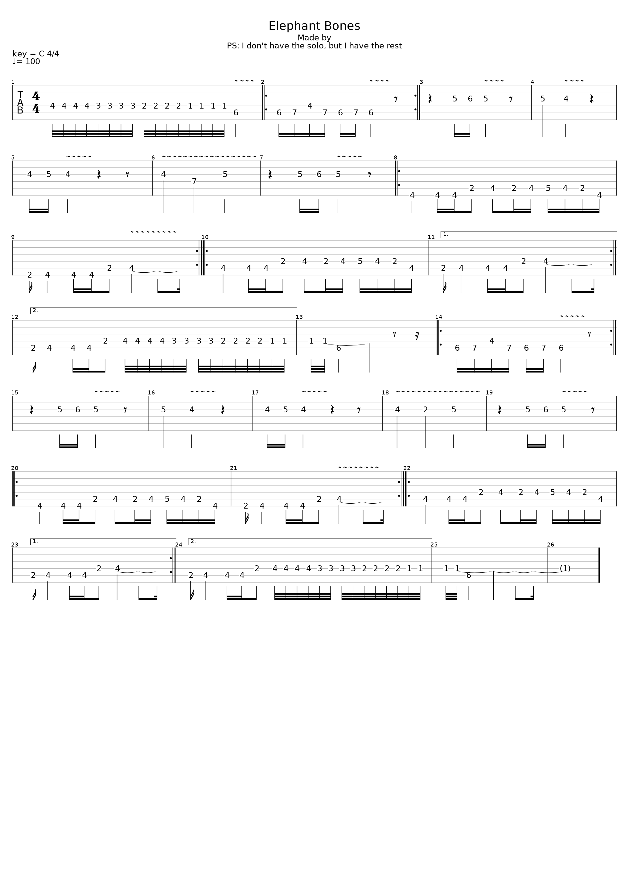 Elephant Bones_That Handsome Devil_1