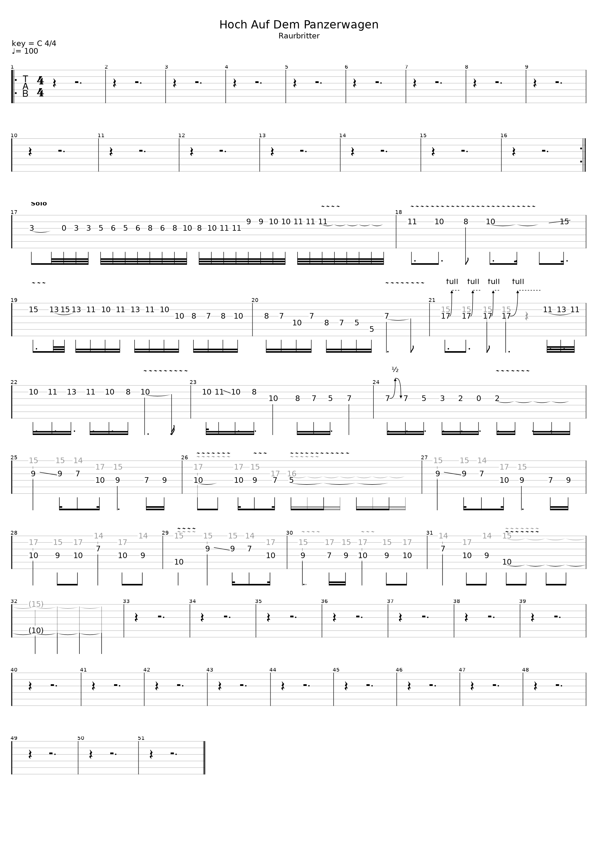 Hoch Auf Dem Panzerwagen_Absurd_1