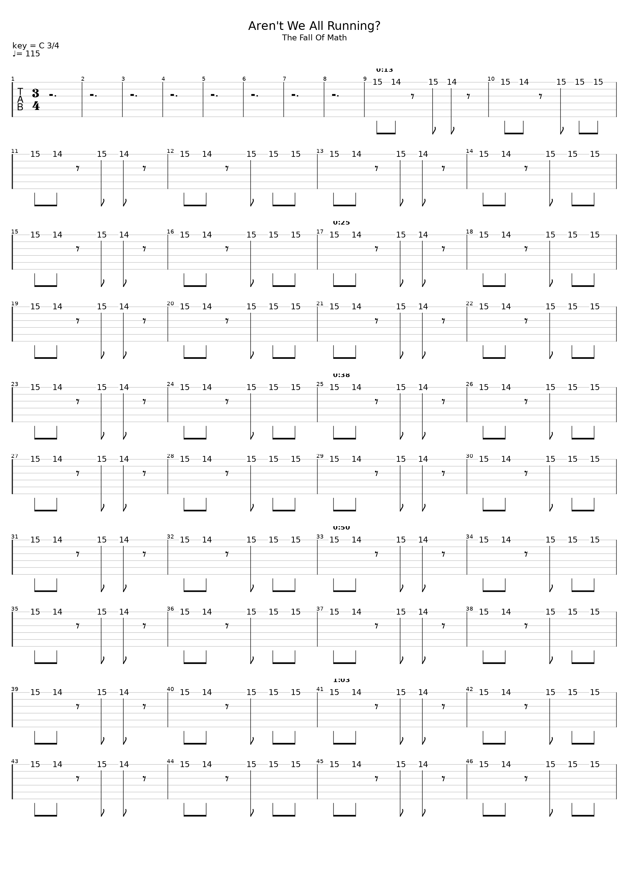 Aren't We All Running_65daysofstatic_1