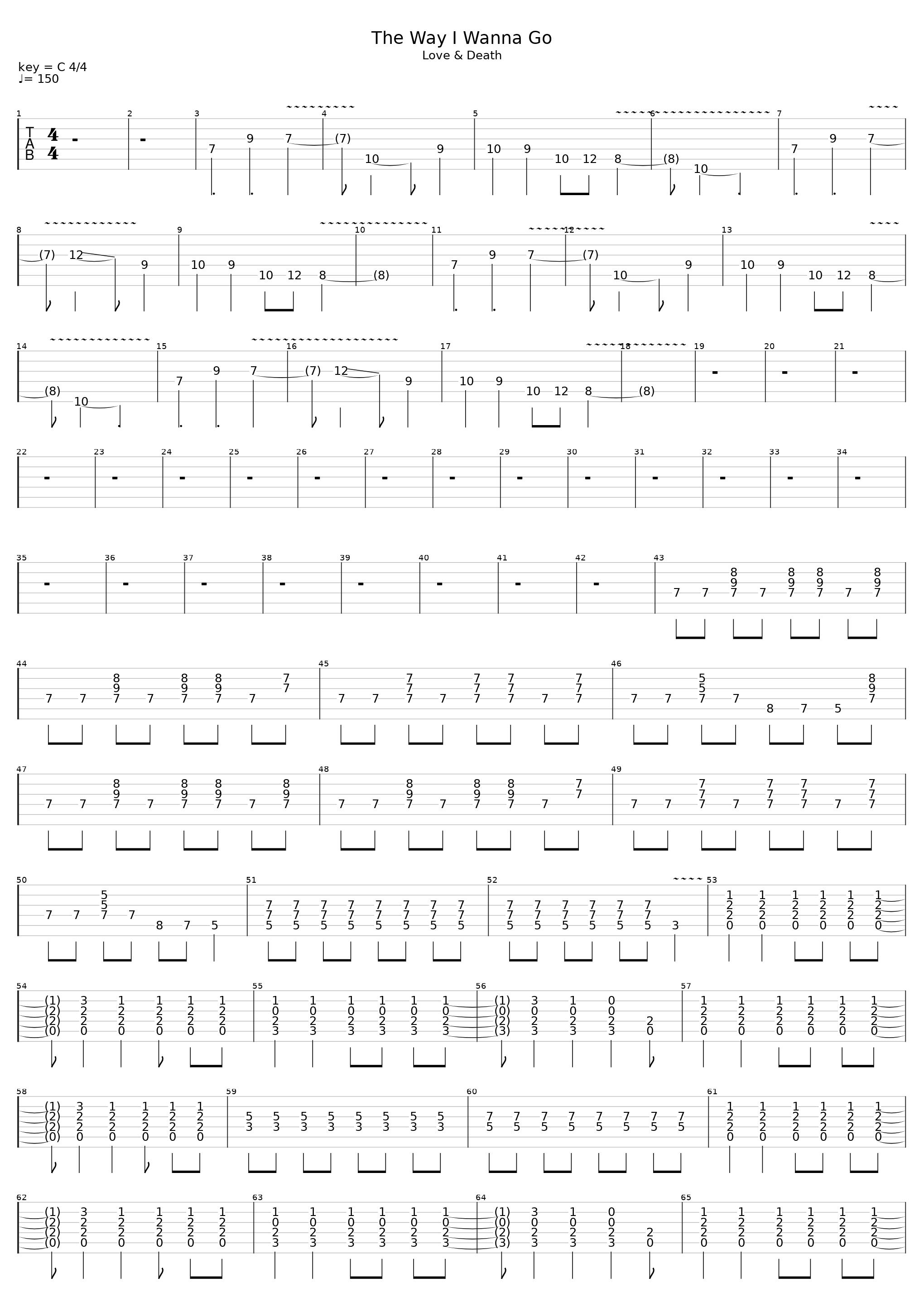 The Way I Wanna Go_Sentenced_1