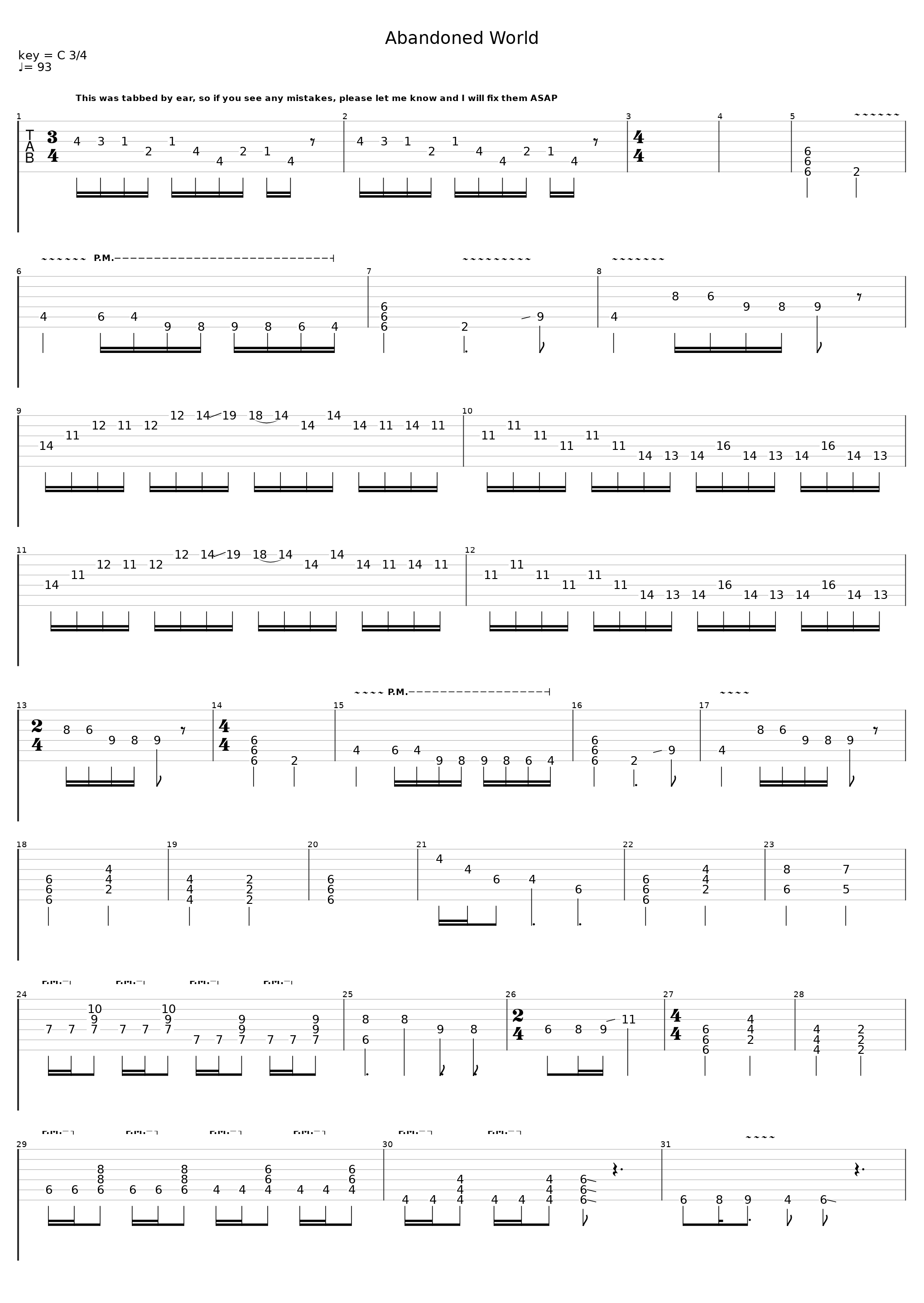 Abandoned World_Act_1