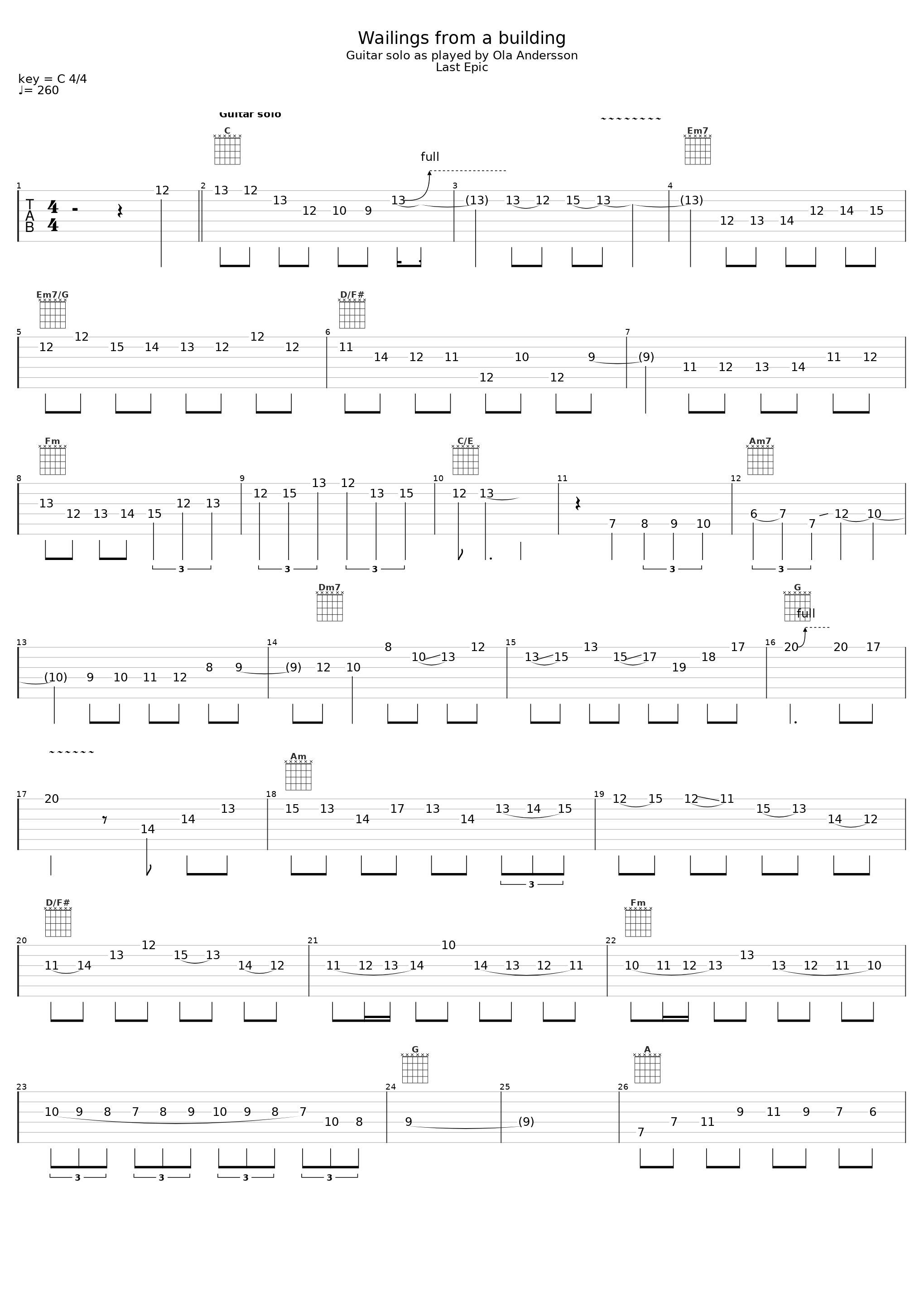 Wailings From A Building_Act_1