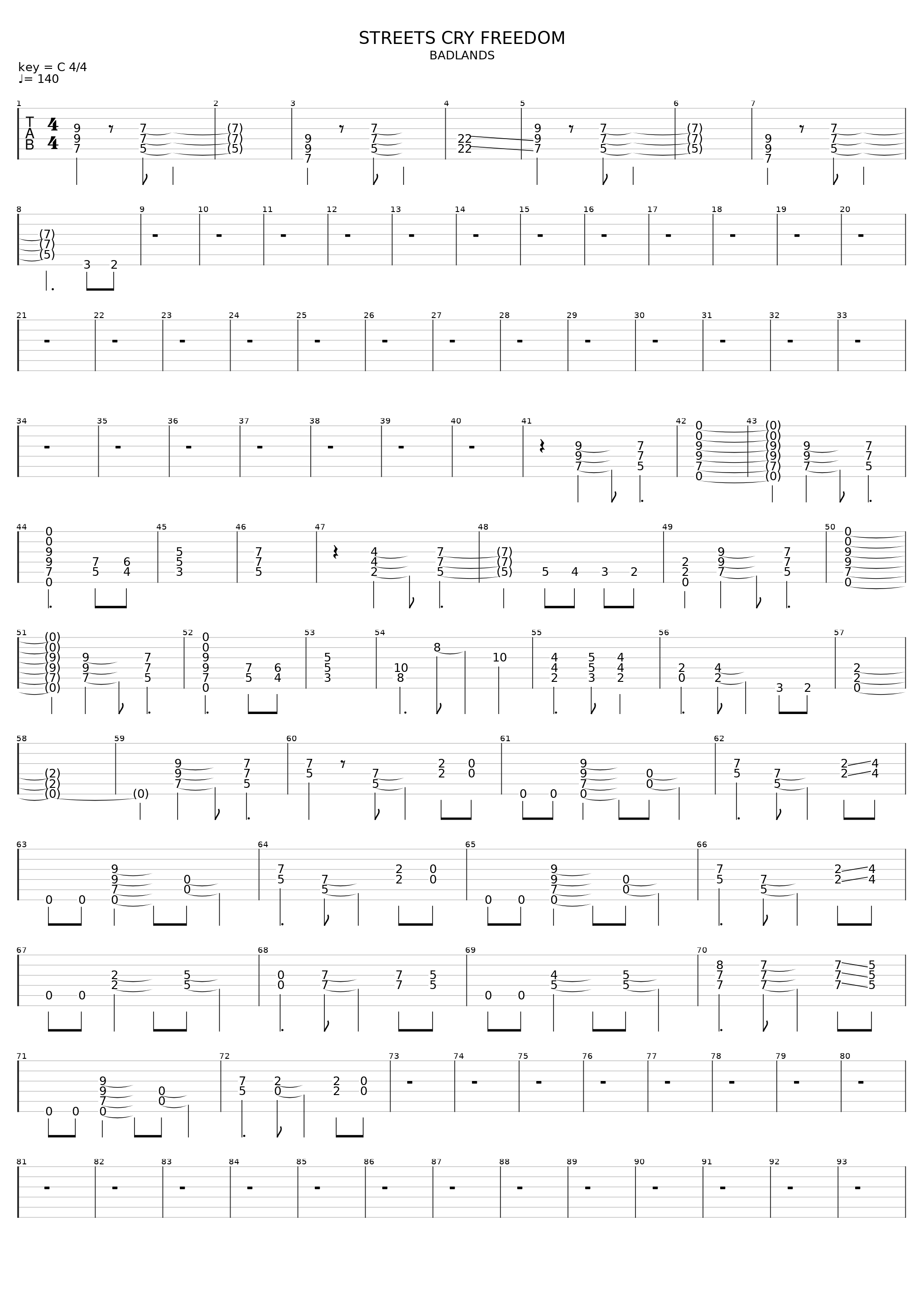 Streets Cry Freedom_Badlands_1