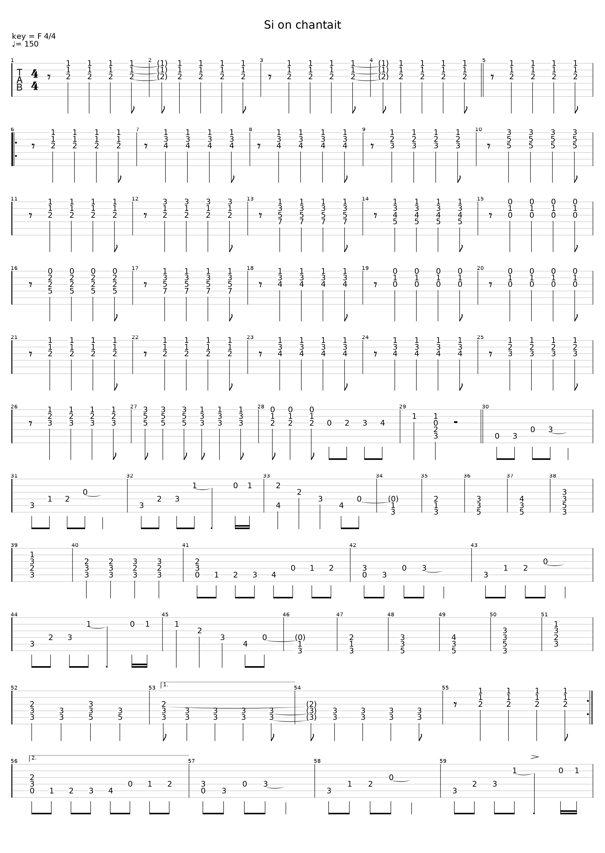 Si On Chantait_Julien Clerc_1