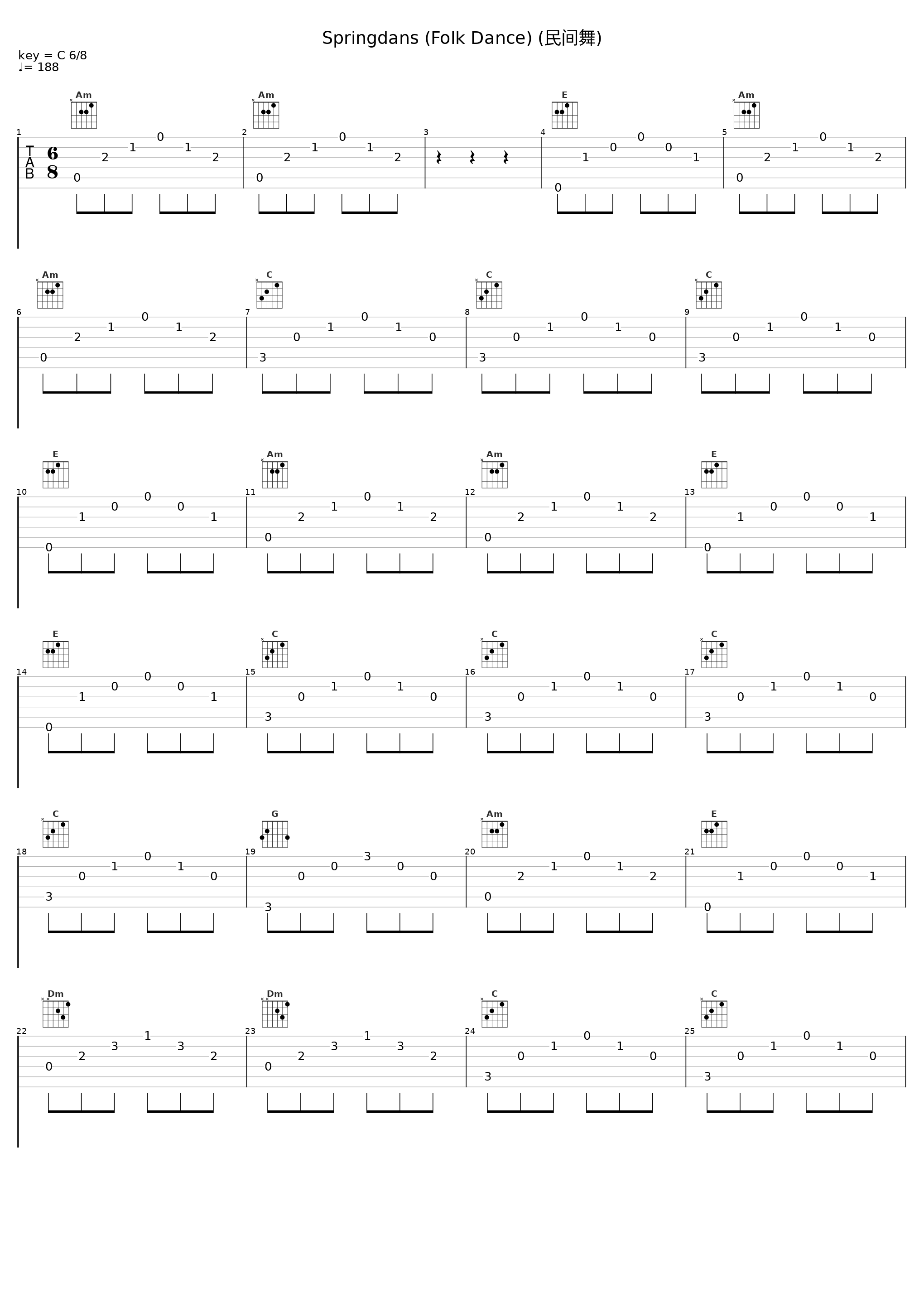 Springdans (Folk Dance) (民间舞)_Einar Steen-Nøkleberg_1