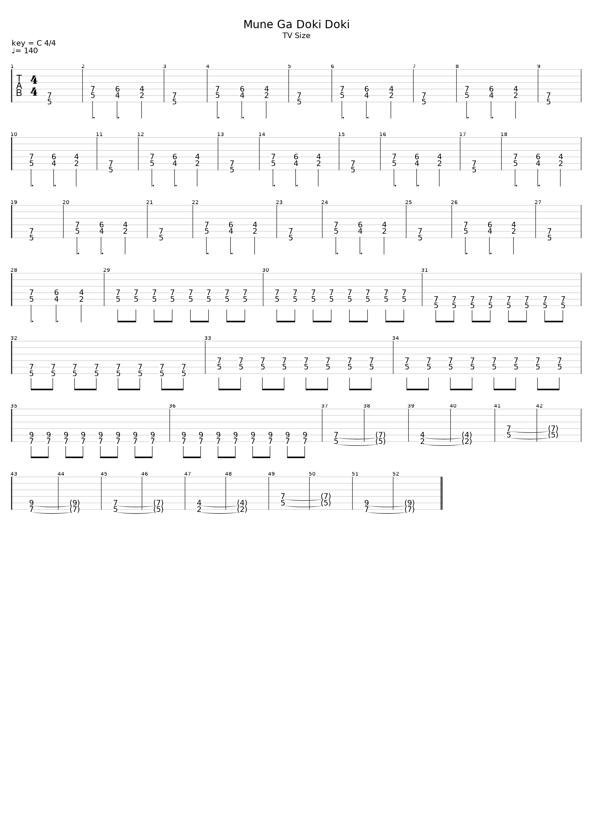 Mune Ga Doki Doki_The High-Lows_1