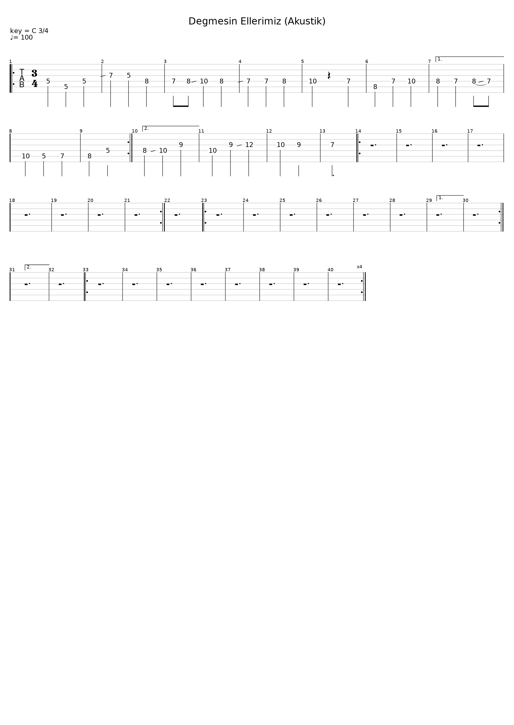 Degmesin Ellerimiz (Akustik)_Model_1