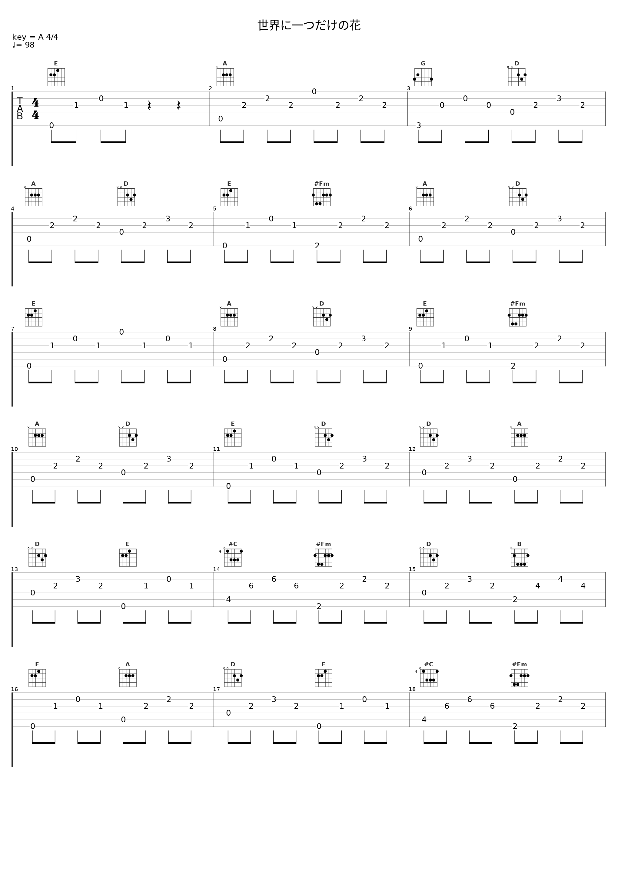 世界に一つだけの花_槇原敬之_1