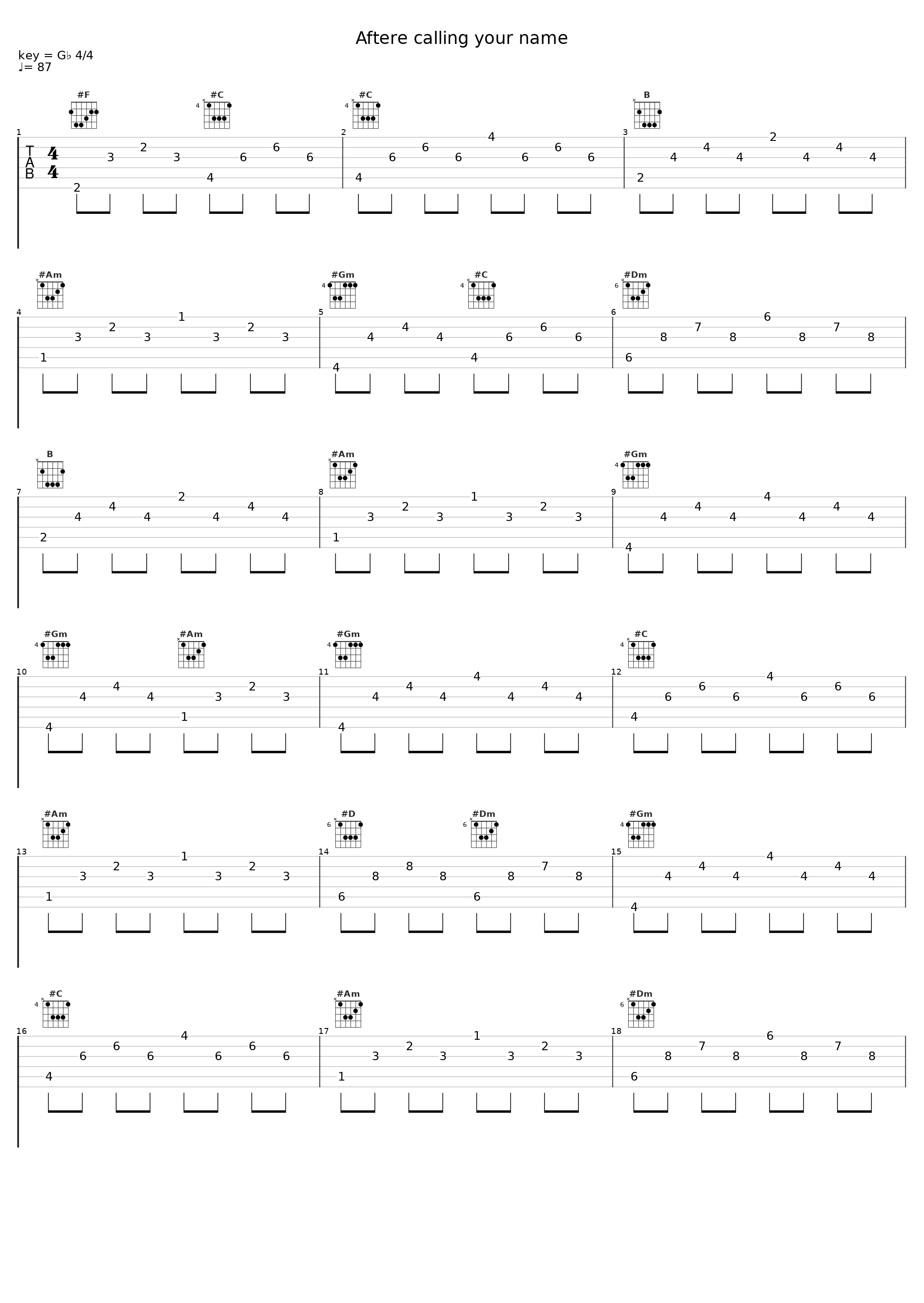 Aftere calling your name_槇原敬之_1