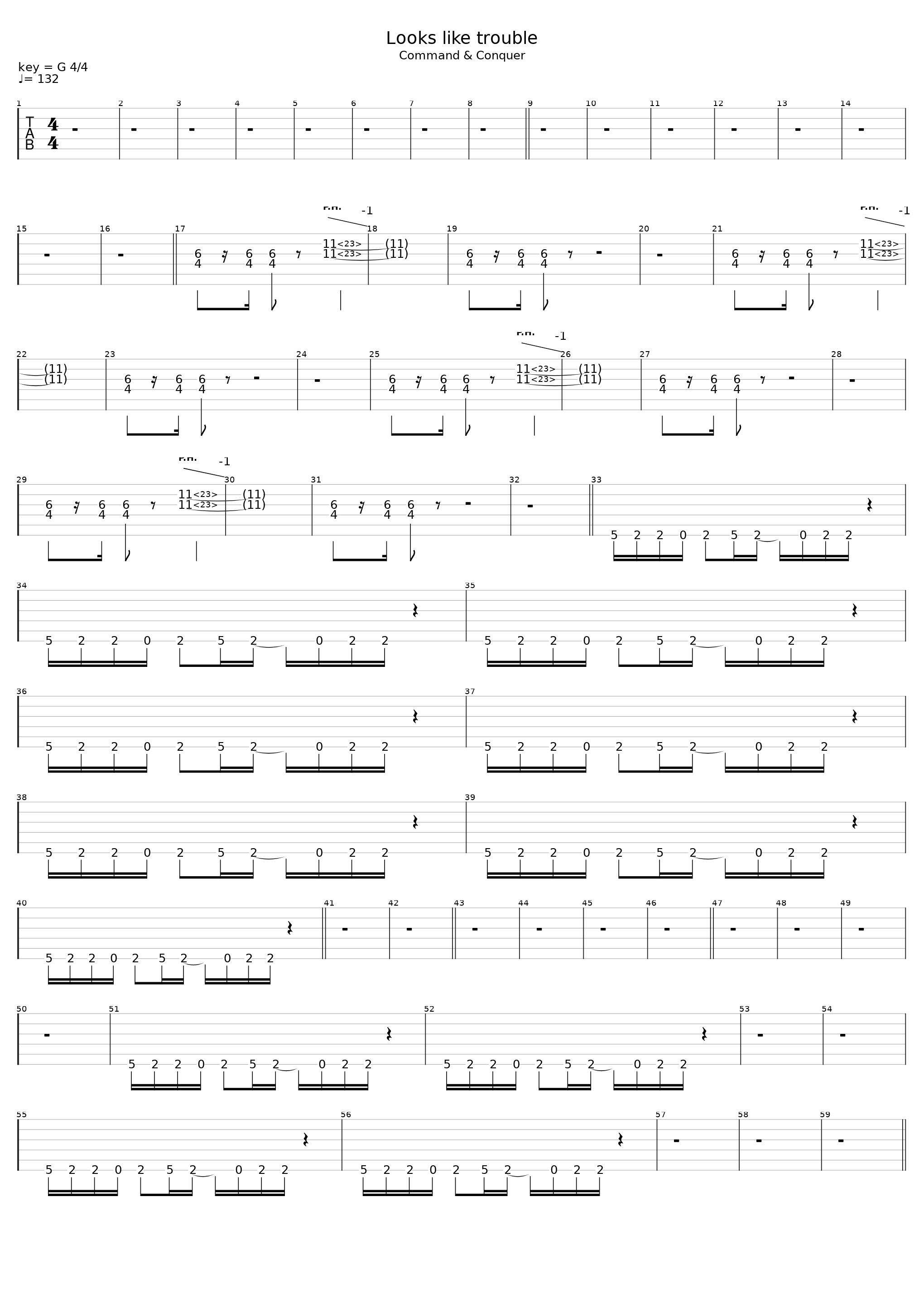 Looks Like Trouble_Frank Klepacki_1
