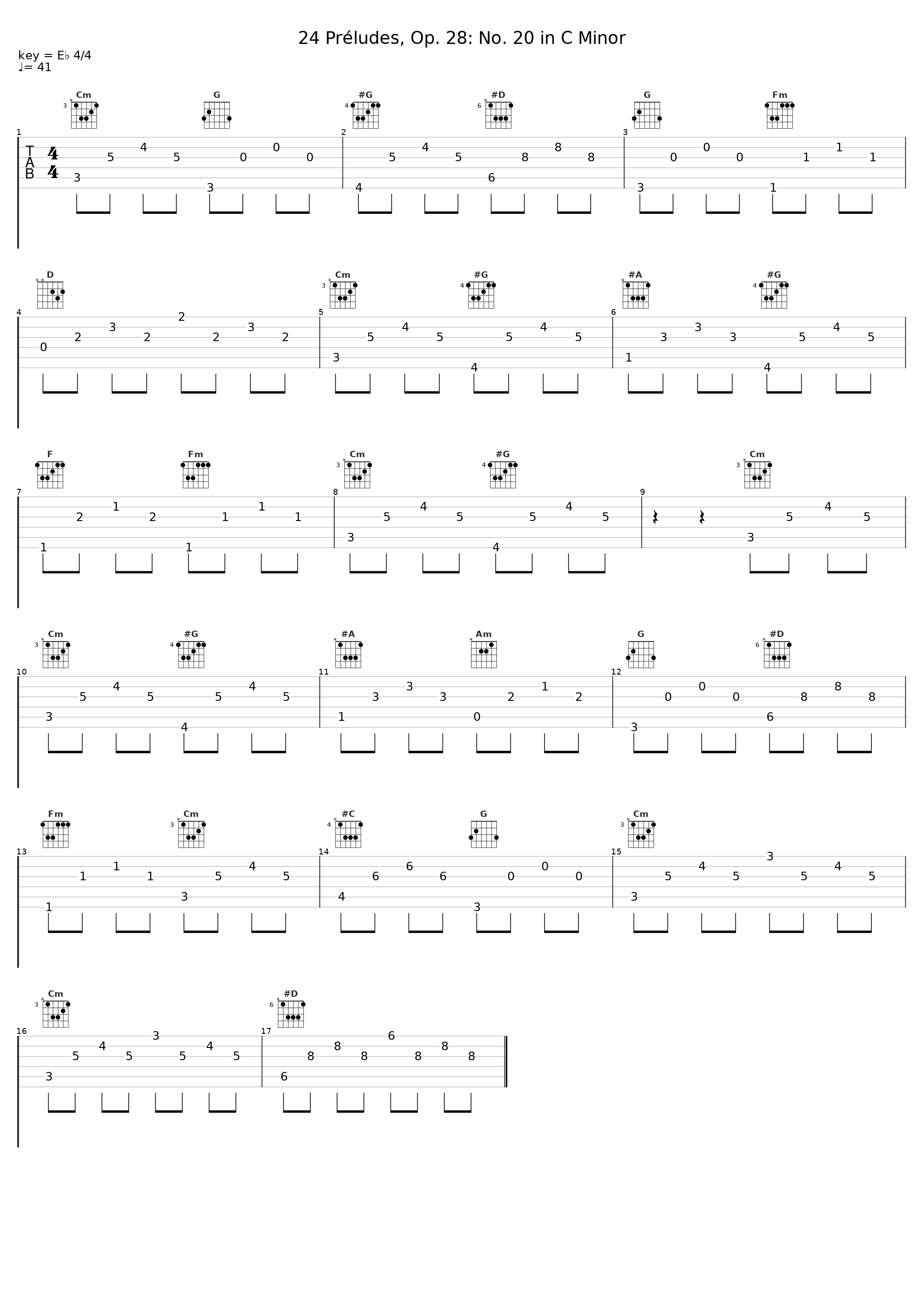 24 Préludes, Op. 28: No. 20 in C Minor_Frédéric Chopin,Rudolf Serkin_1