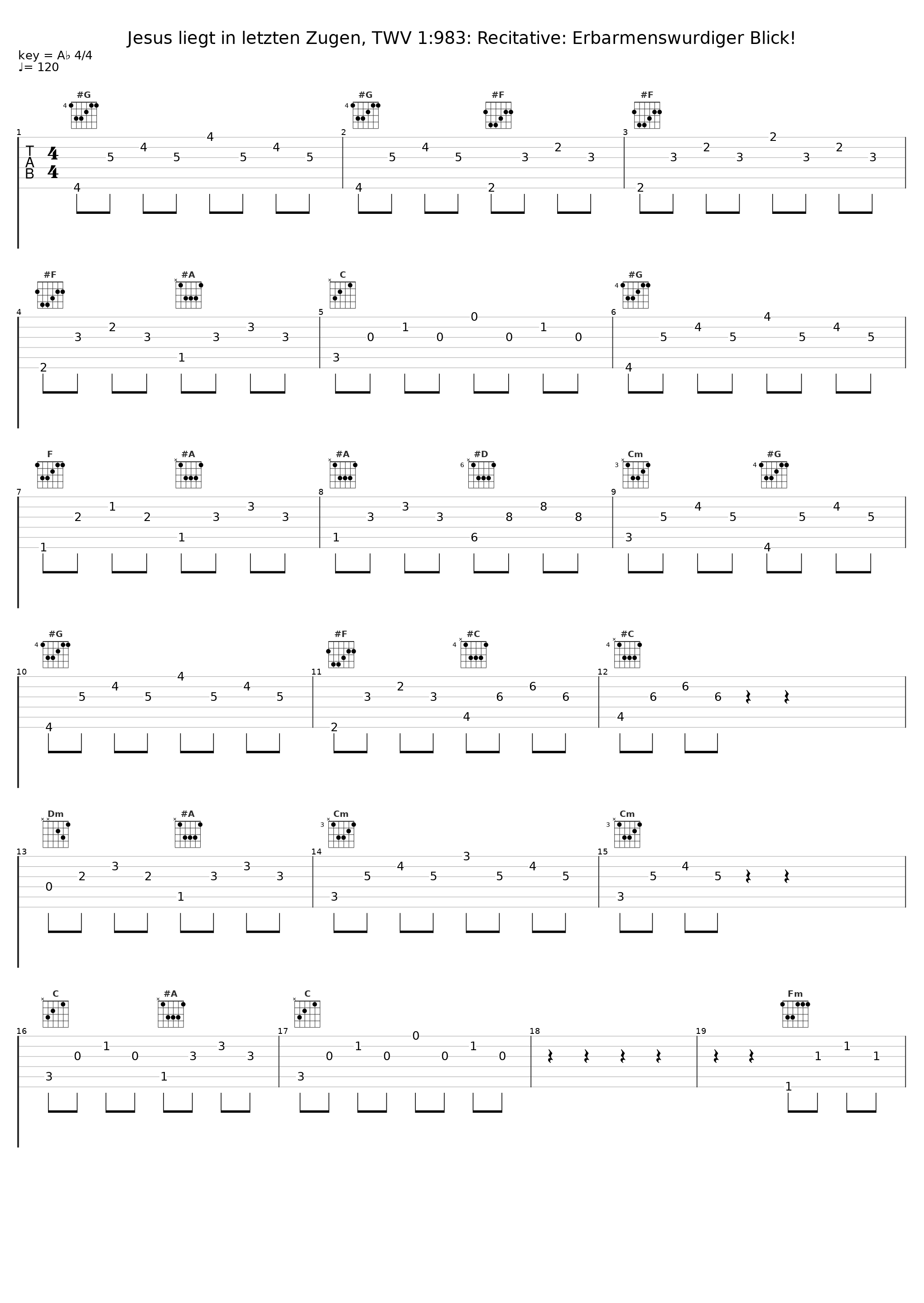 Jesus liegt in letzten Zugen, TWV 1:983: Recitative: Erbarmenswurdiger Blick!_Klaus Mertens_1