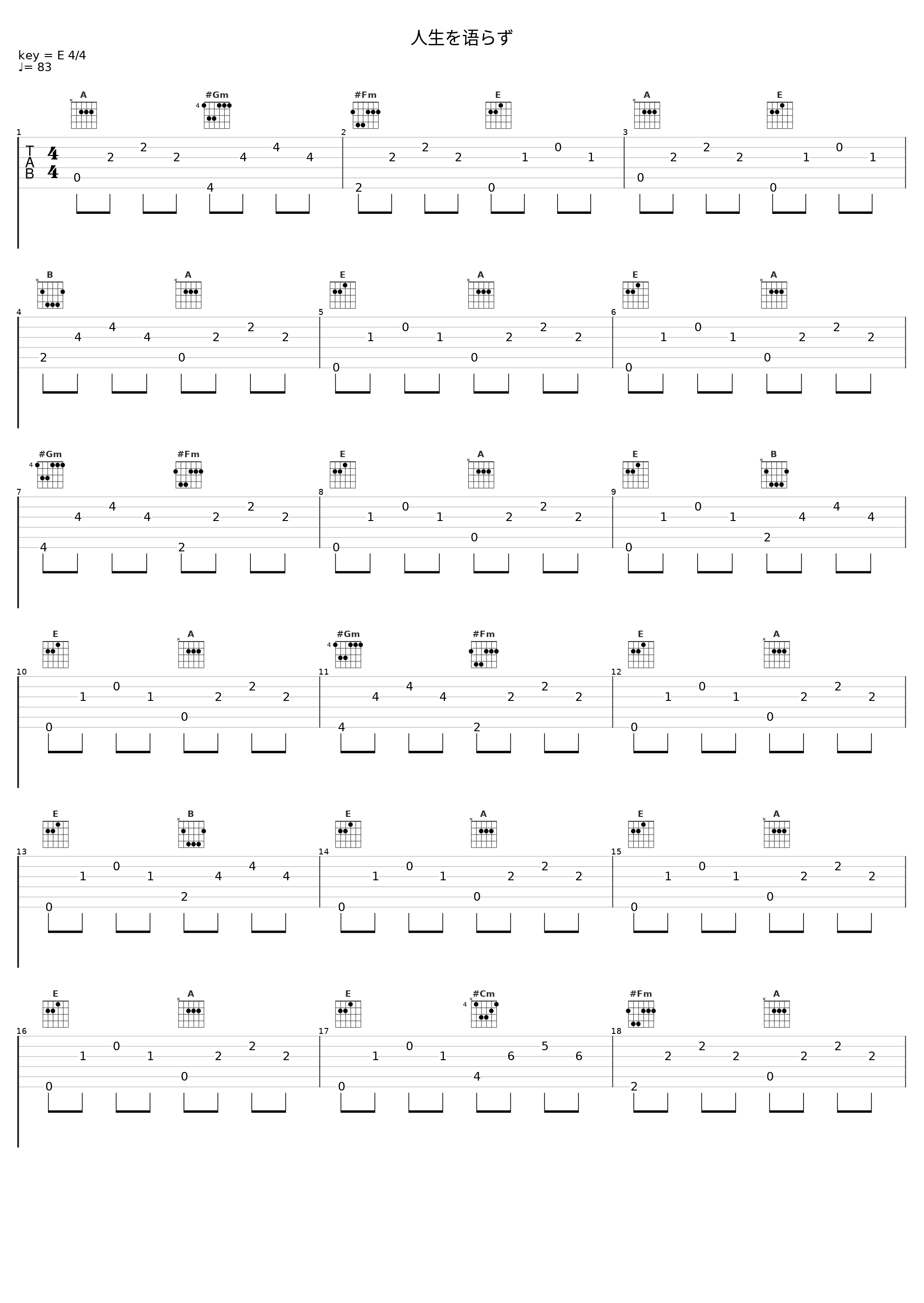 人生を语らず_V.A._1