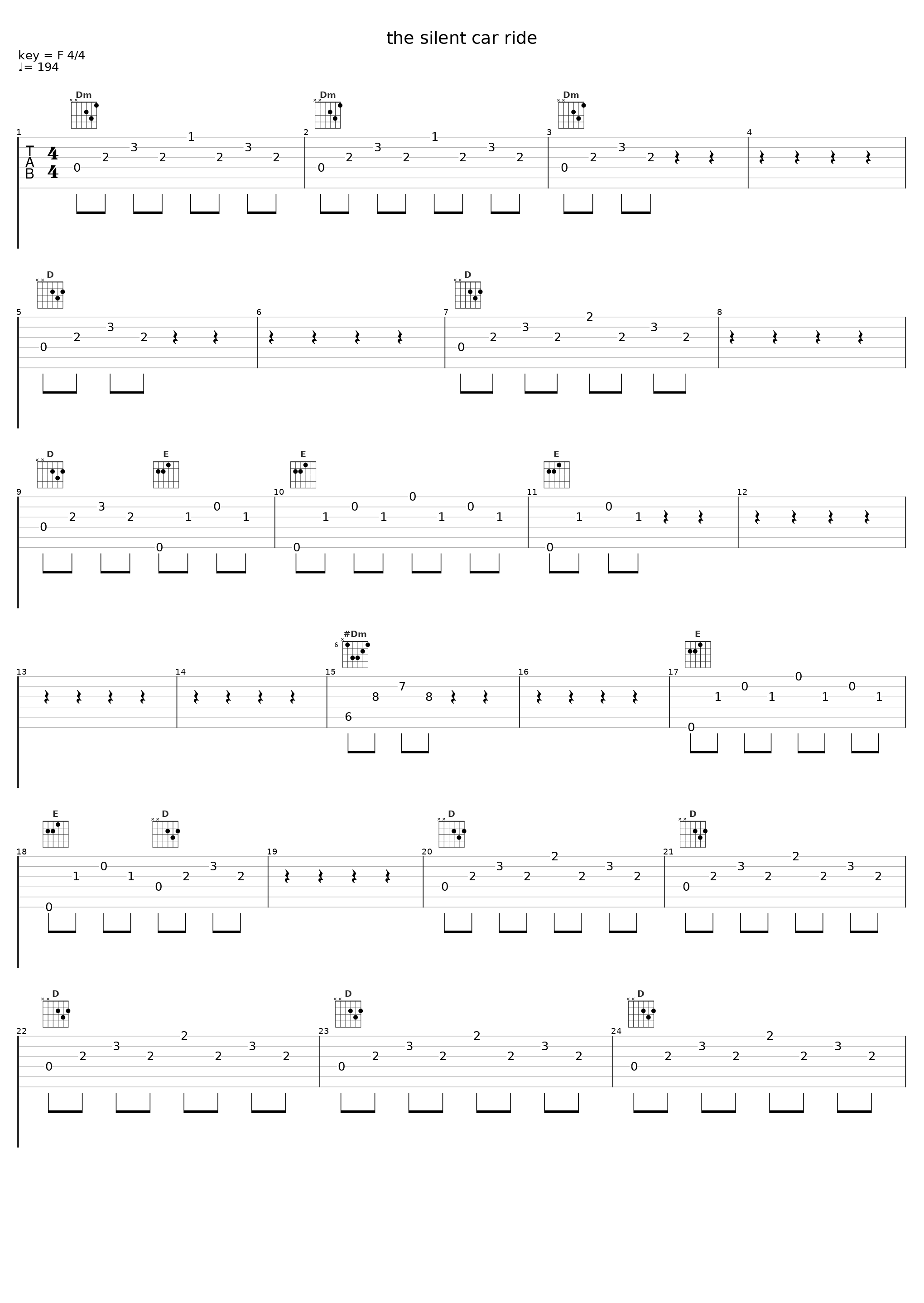 the silent car ride_handkerchief code_1