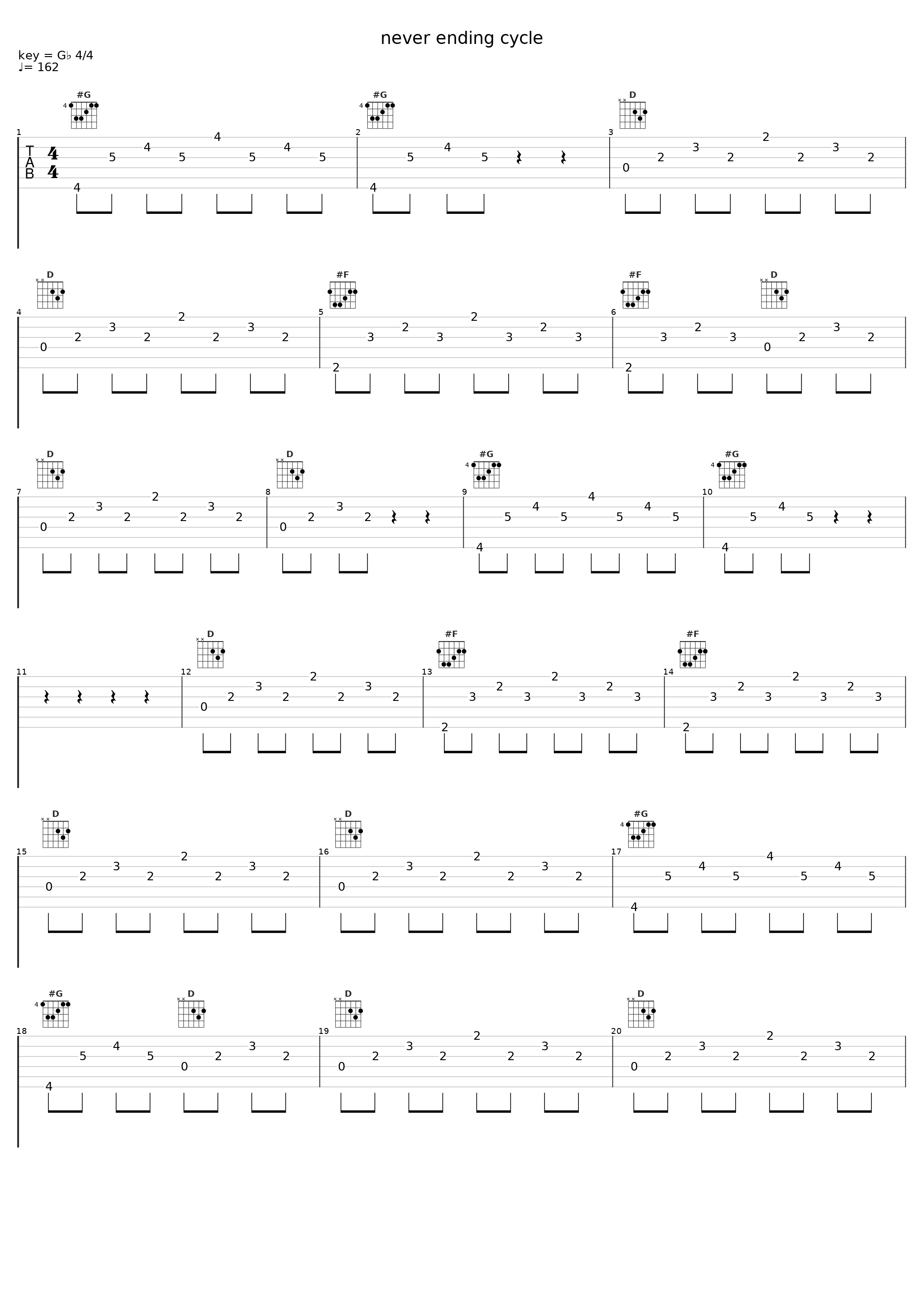 never ending cycle_handkerchief code_1