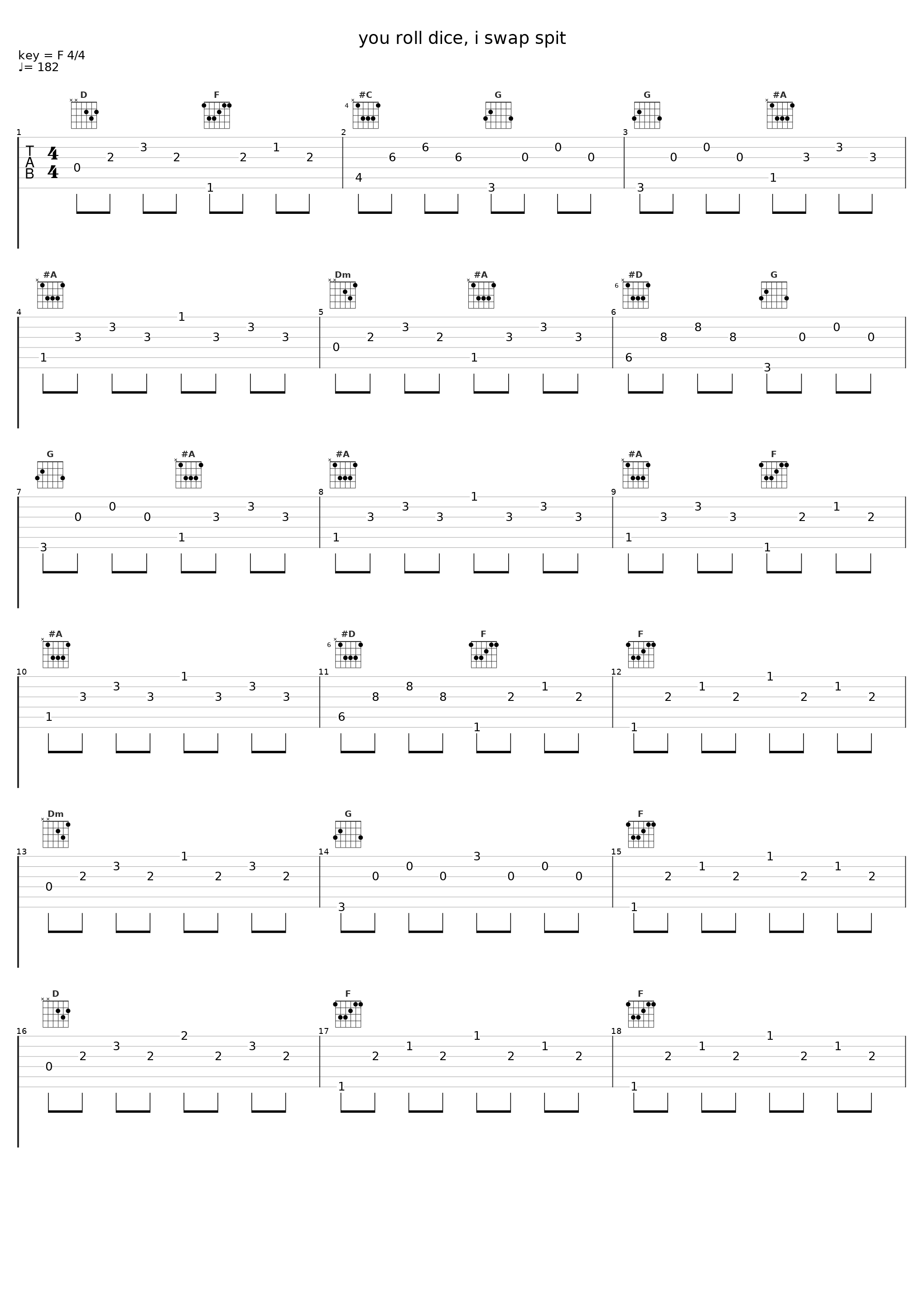you roll dice, i swap spit_handkerchief code_1