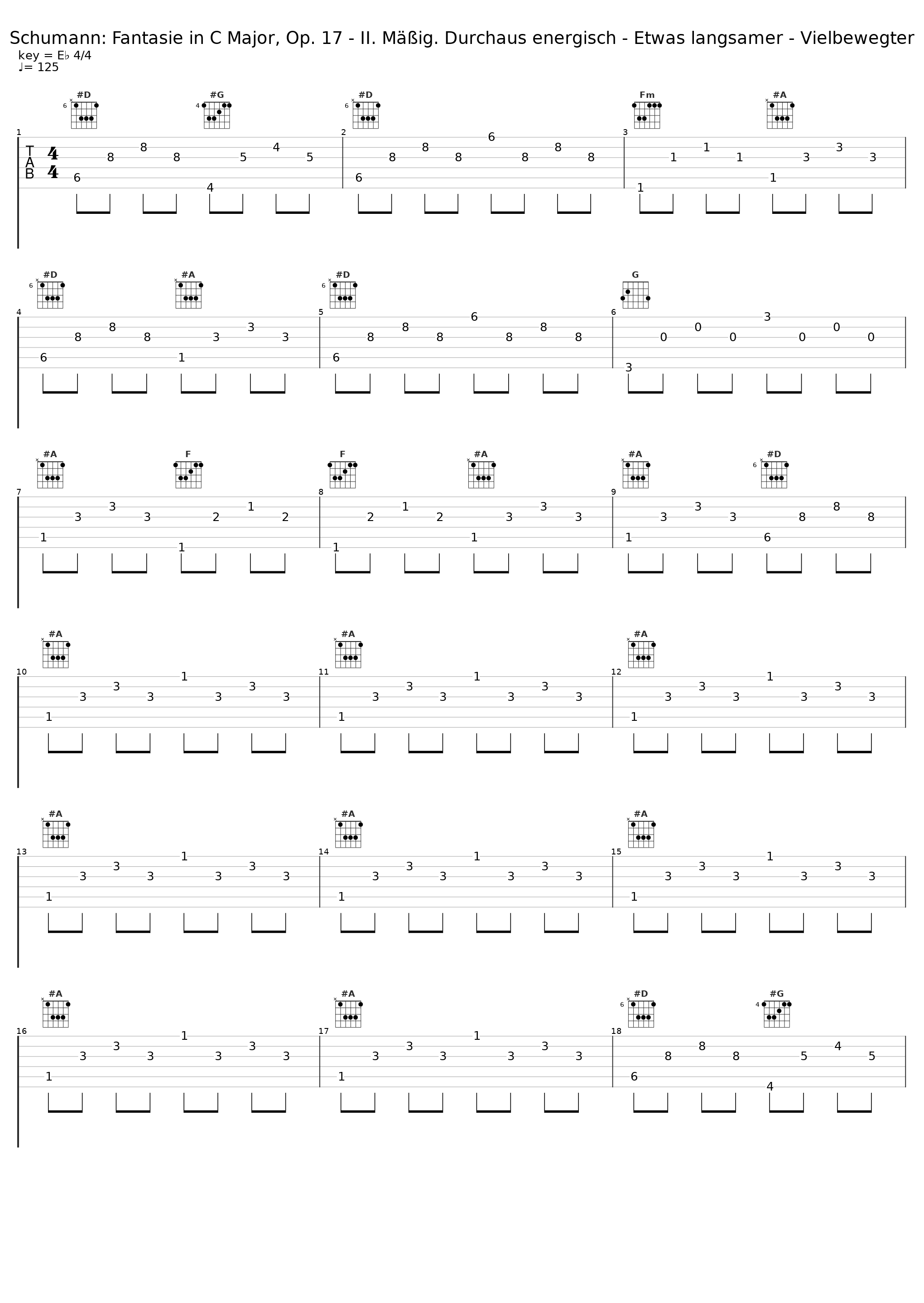 Schumann: Fantasie in C Major, Op. 17 - II. Mäßig. Durchaus energisch - Etwas langsamer - Vielbewegter_Wilhelm Kempff_1