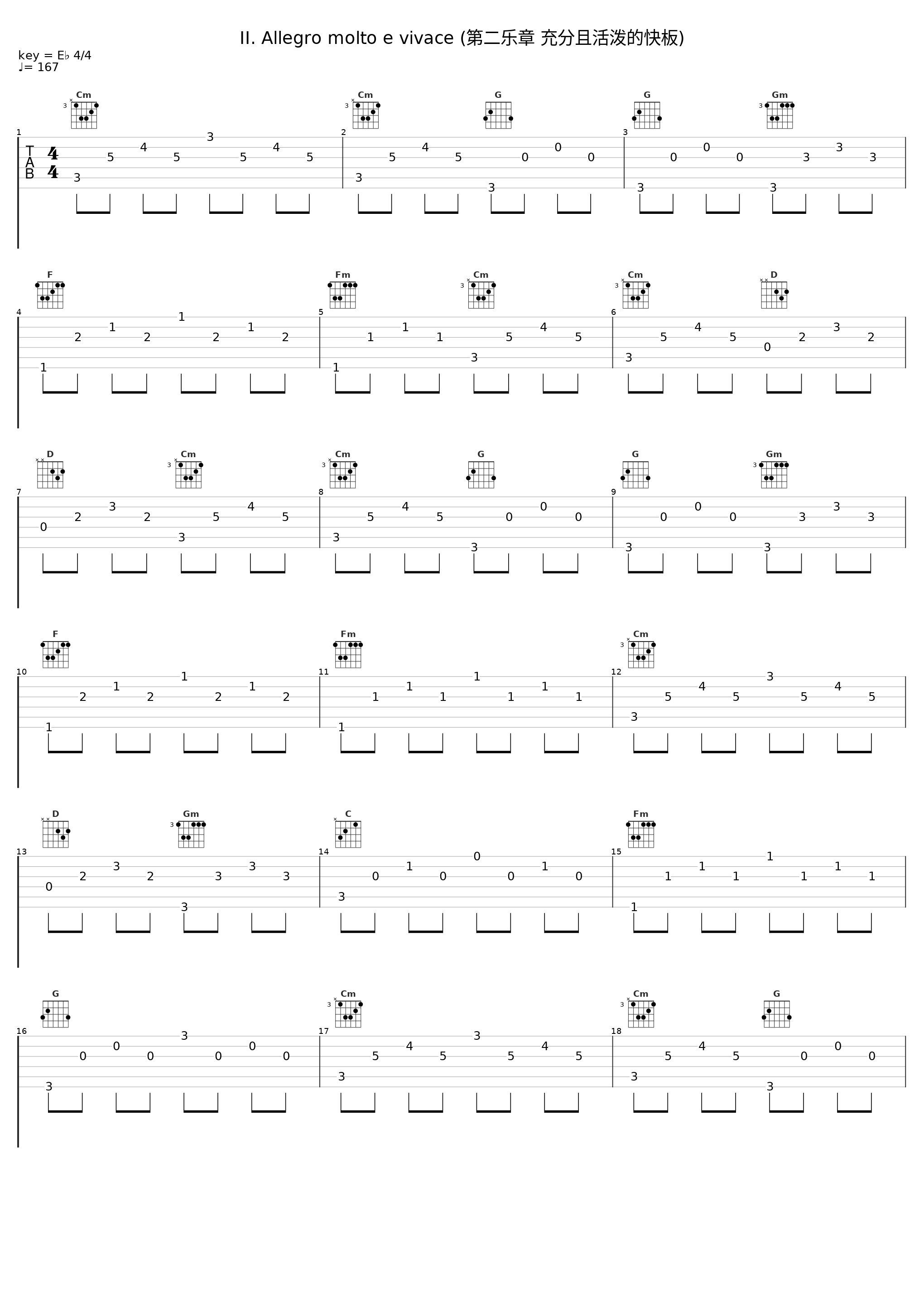 II. Allegro molto e vivace (第二乐章 充分且活泼的快板)_Wilhelm Backhaus_1