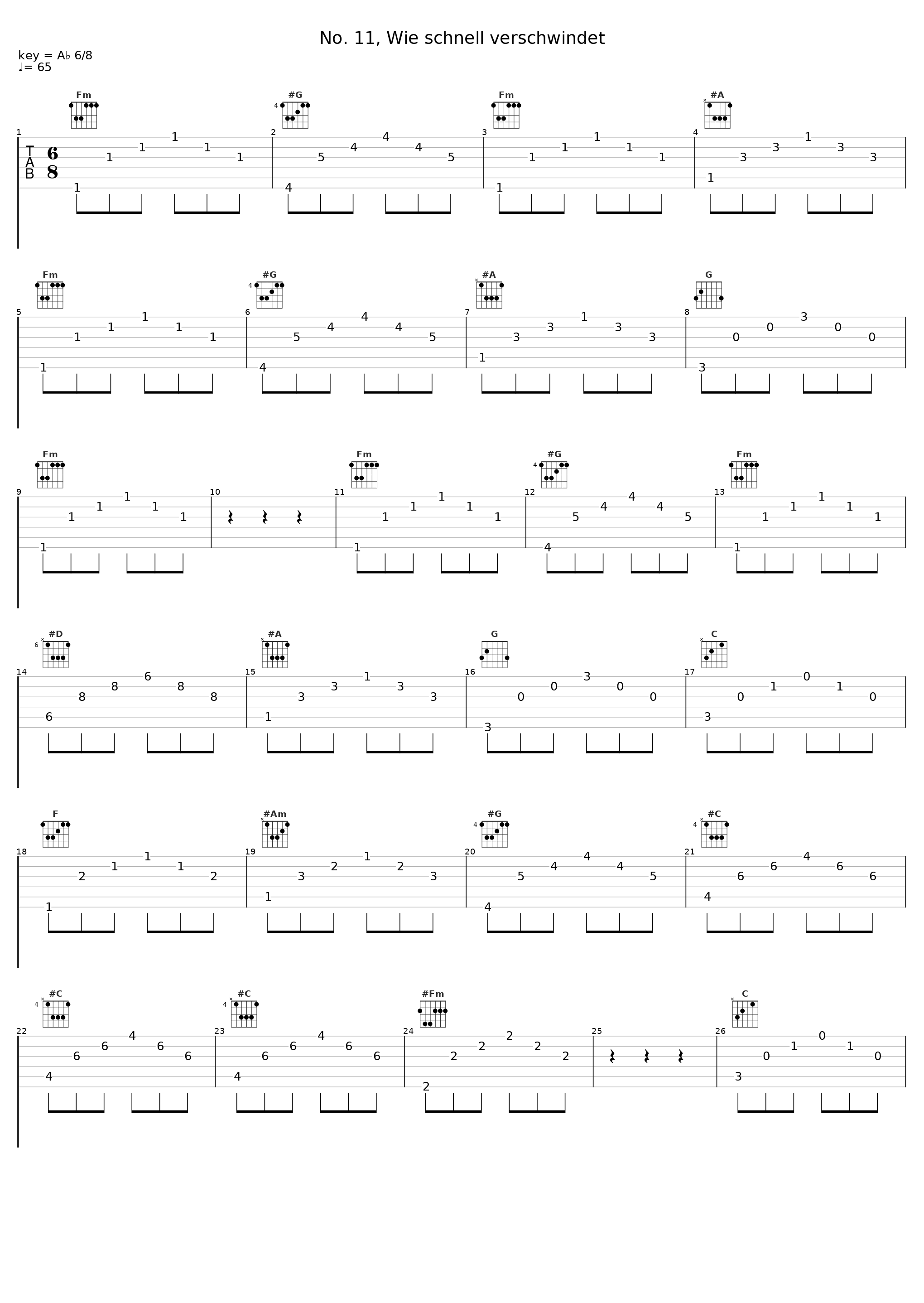 No. 11, Wie schnell verschwindet_Dietrich Fischer-Dieskau_1