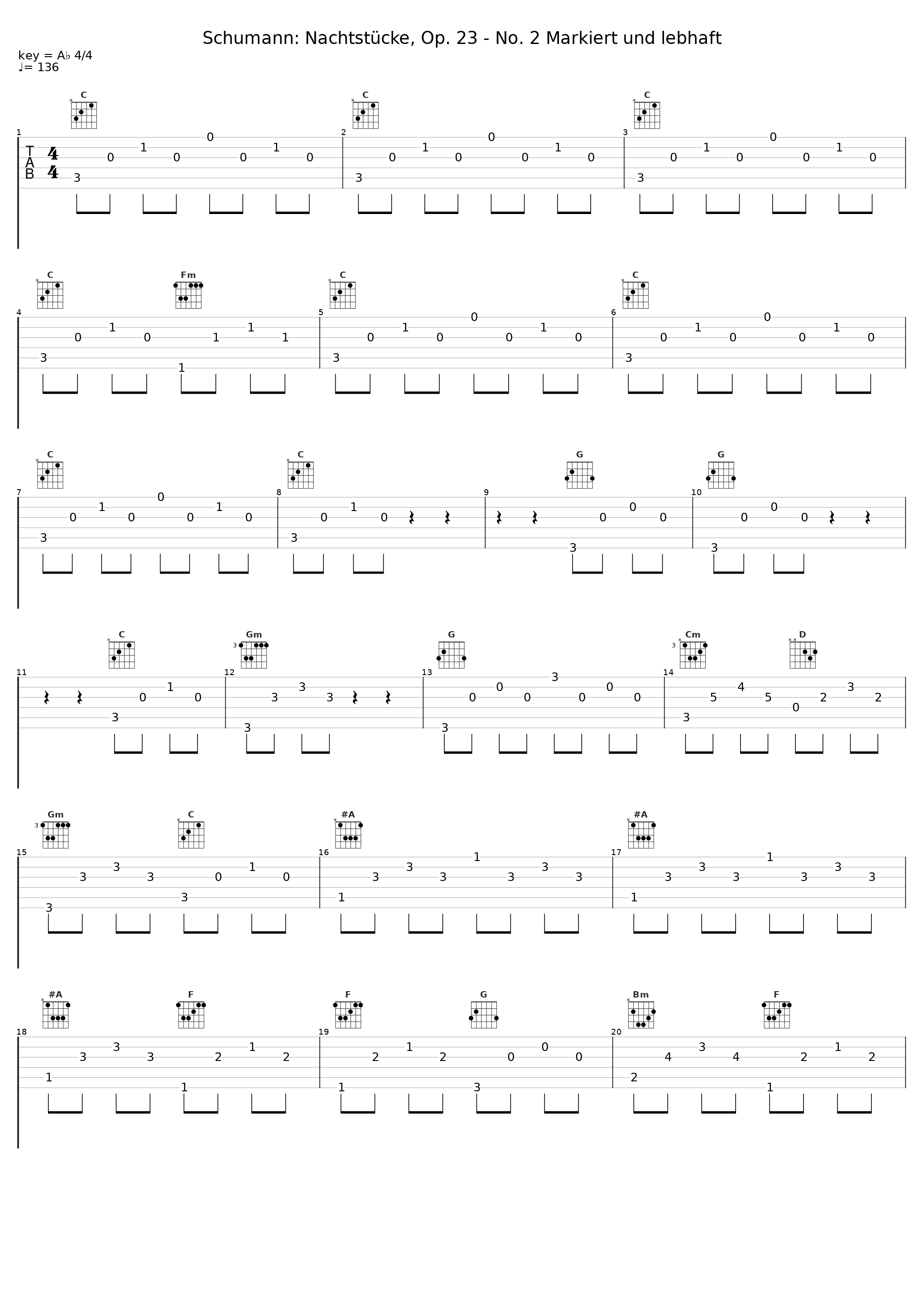 Schumann: Nachtstücke, Op. 23 - No. 2 Markiert und lebhaft_Wilhelm Kempff_1