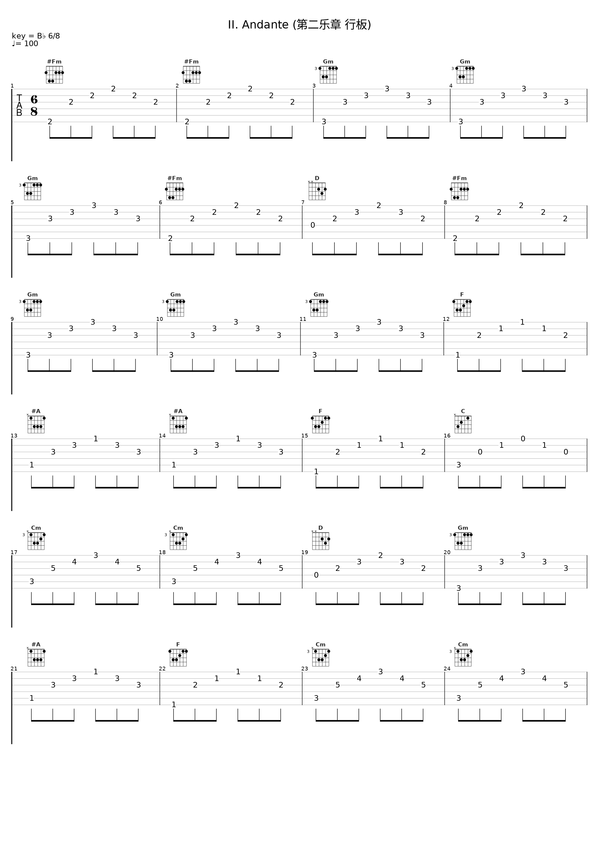 II. Andante (第二乐章 行板)_Wilhelm Backhaus_1