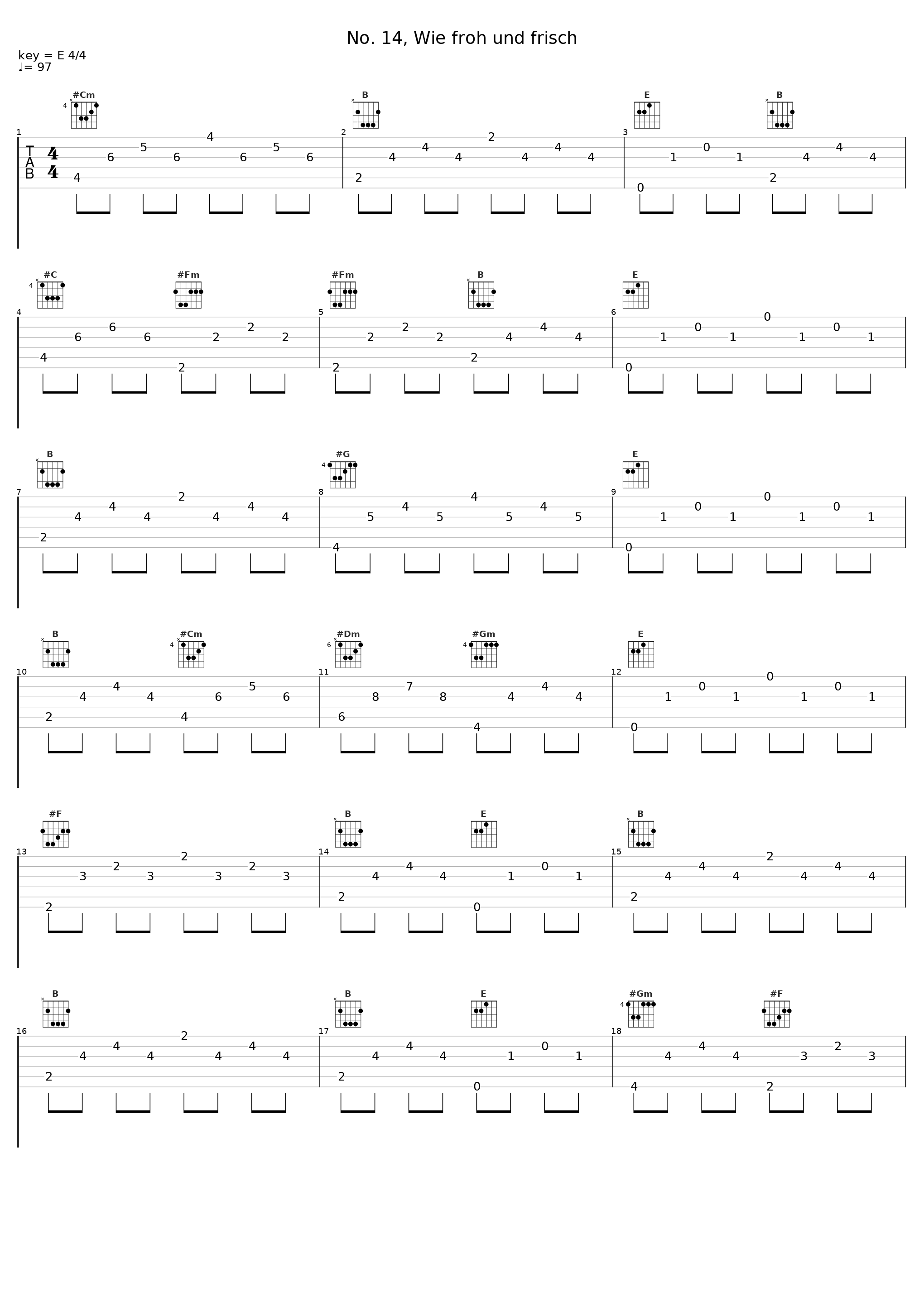 No. 14, Wie froh und frisch_Dietrich Fischer-Dieskau_1