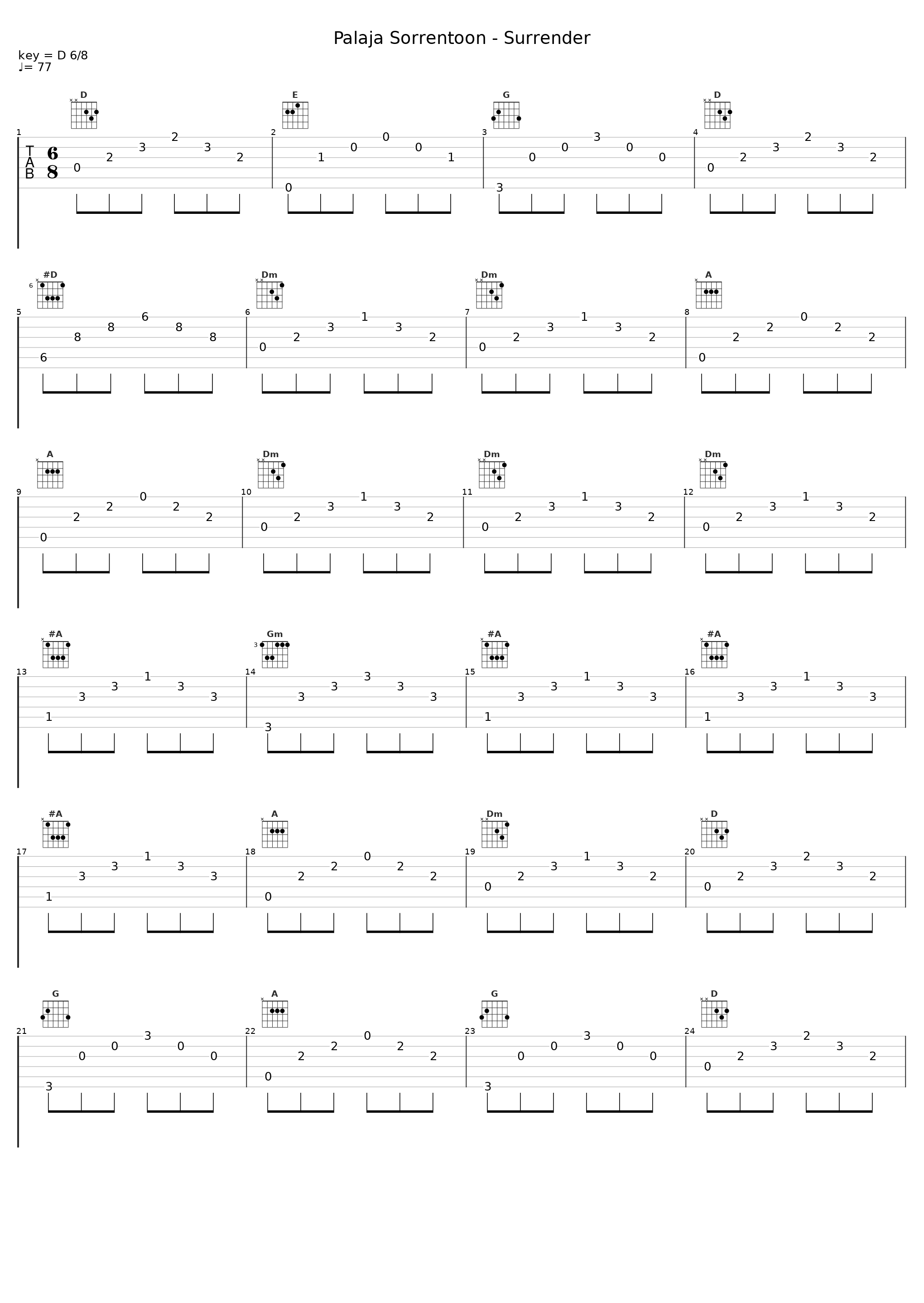 Palaja Sorrentoon - Surrender_Mauno Kuusisto_1